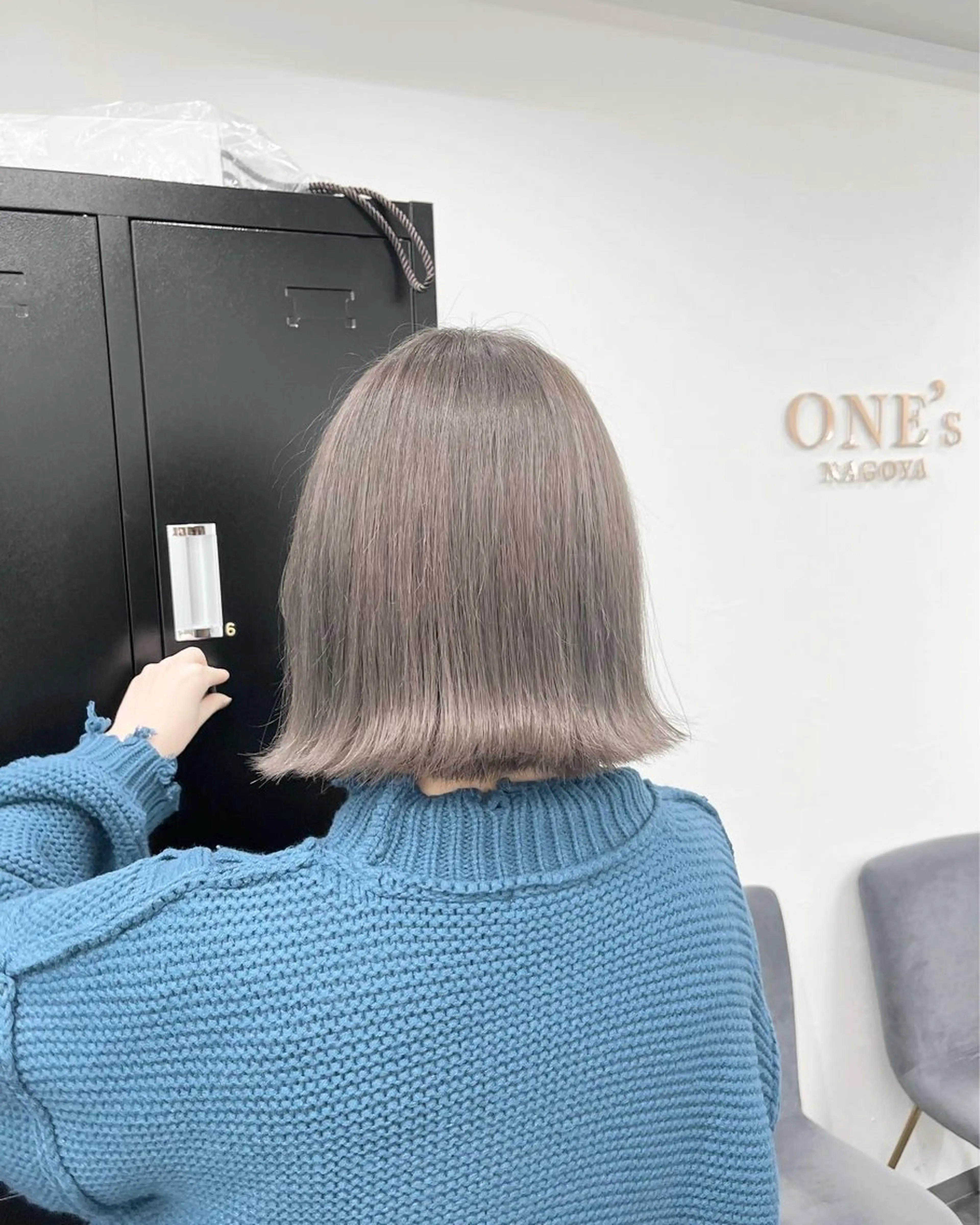 ミディアム カラー ハイトーンカラー 韓国風ヘア 韓国ヘア🖤/透明感 shihoのヘアスタイル