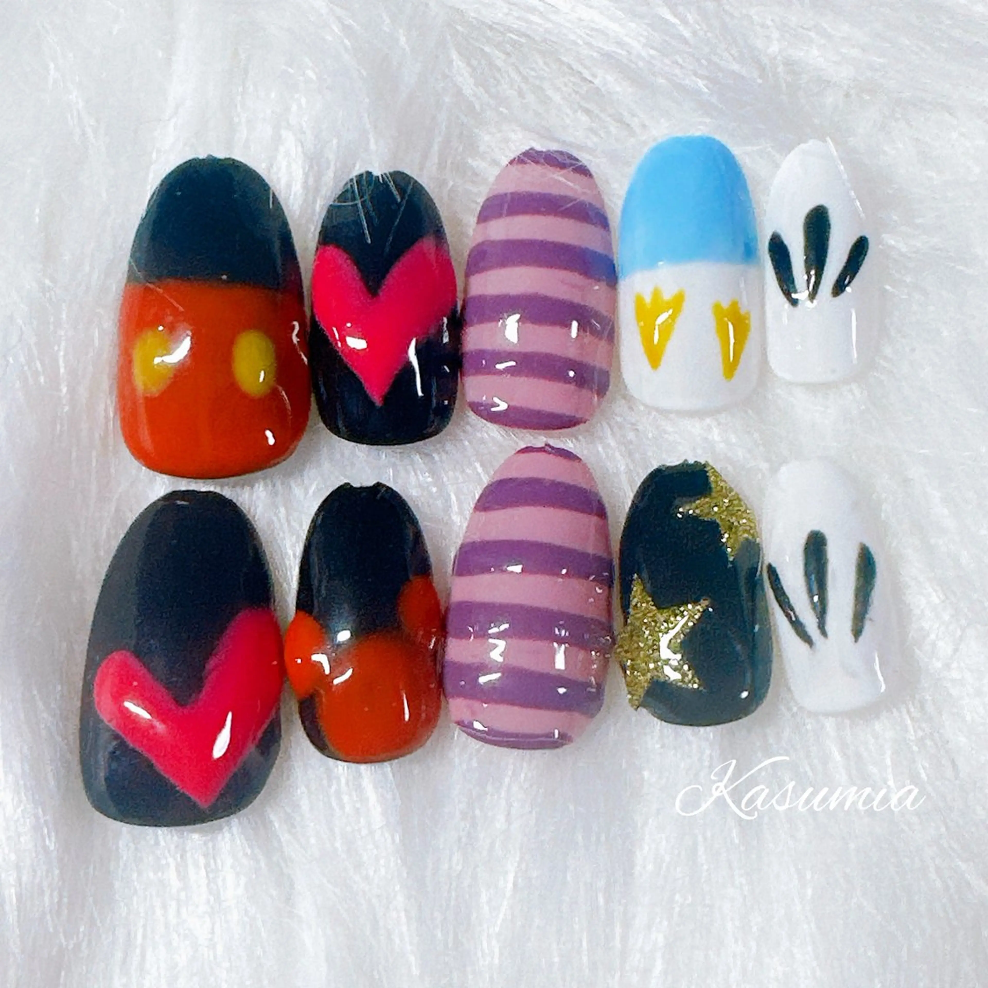 ネイル ネイルチップ 井川 華純のネイルデザイン