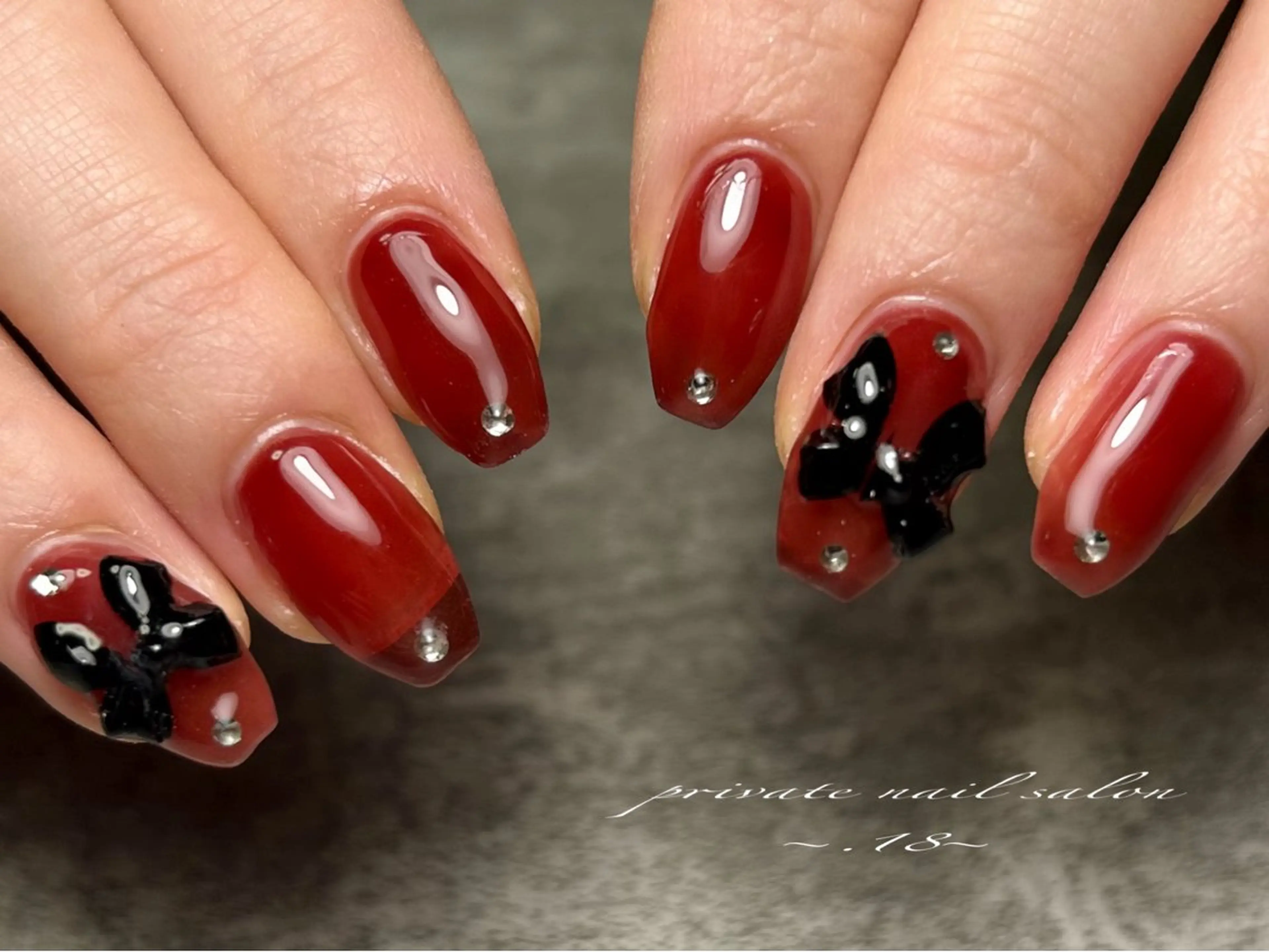 ネイル 長さ出し ジェルネイル 持ち込み パラジェル private nail salon〜.18〜所属・.18 〜のネイルデザイン