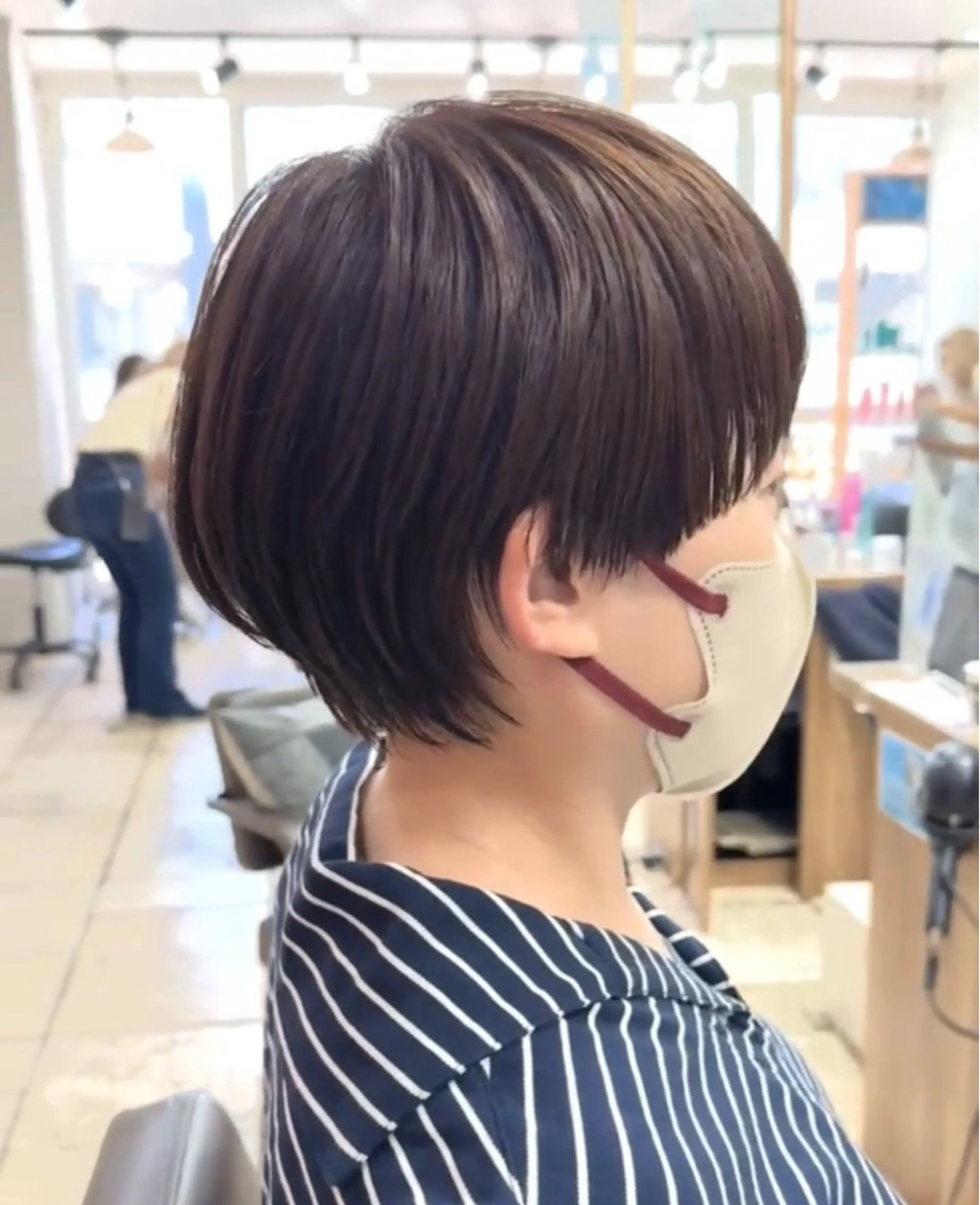 ショート 丸みショート くびれヘア ショートヘア カット ヘアカラー 髪質改善/透明感艶 カラー/💎まな💎のヘアスタイル