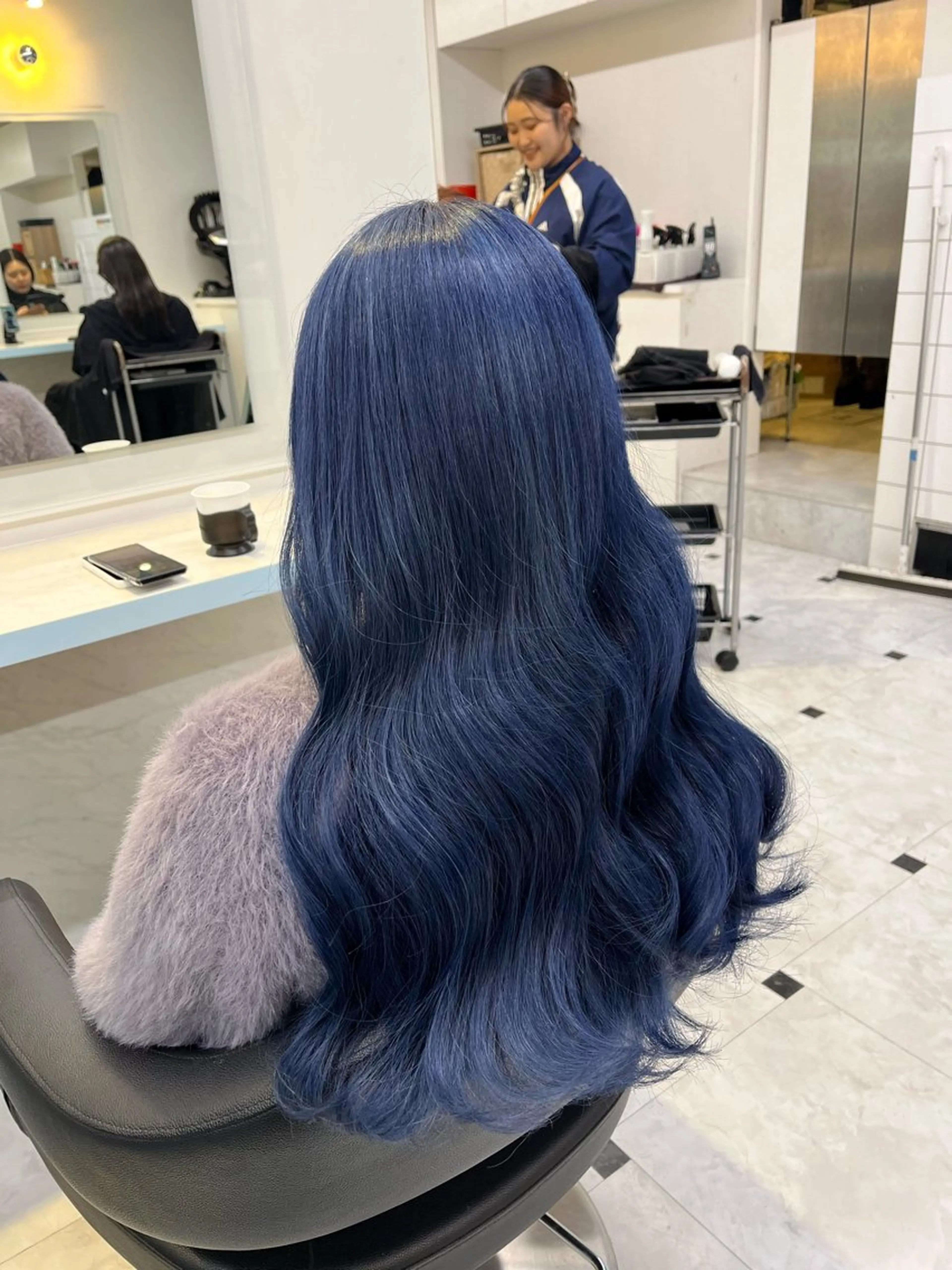 ロング カラー ヘアカラー トリートメント ブリーチカラー 🩵MIZUKIのヘアスタイル