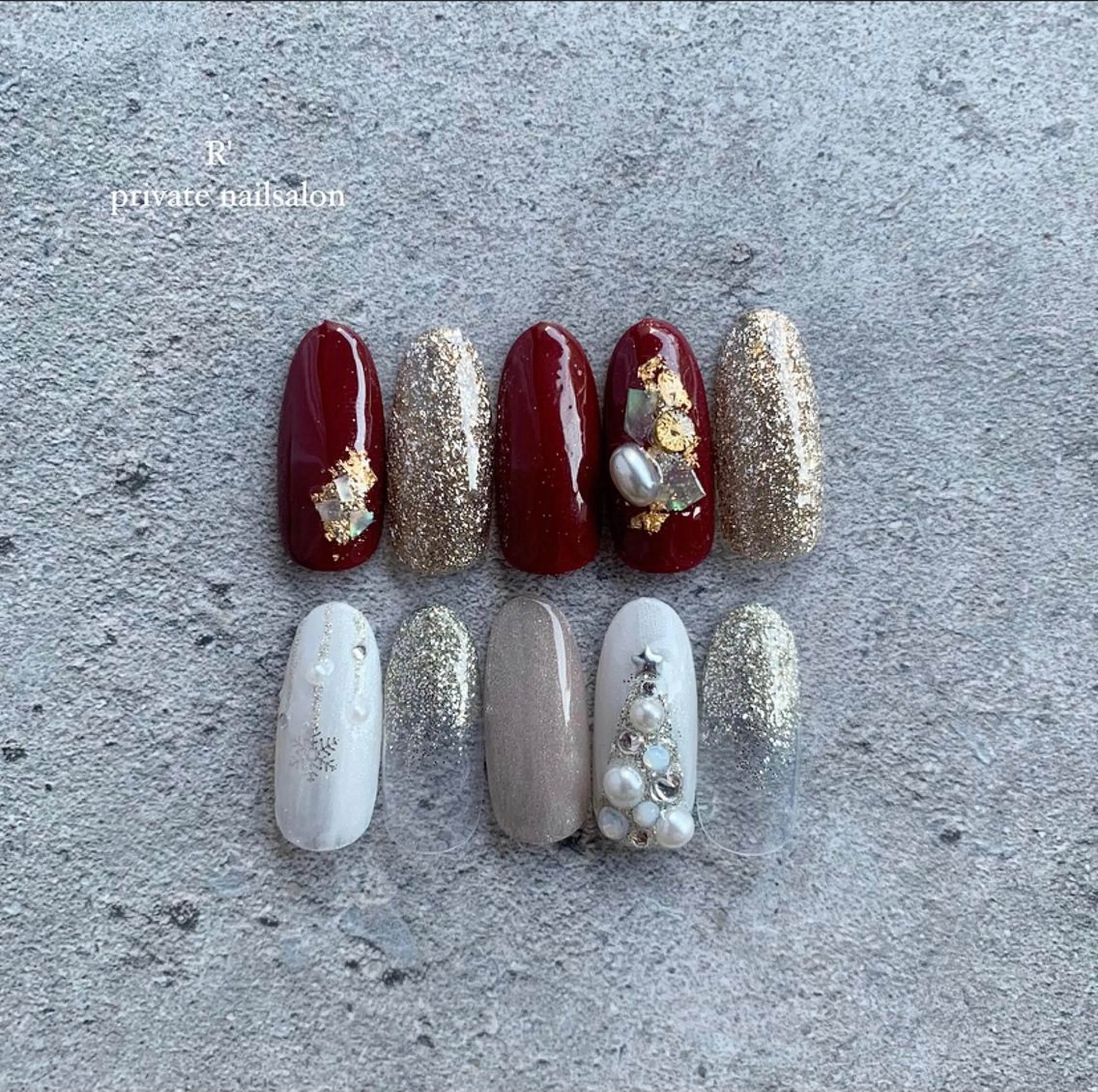 ネイル 冬ネイル Bersinar nail所属・Bersinar nail(rina)のネイルデザイン