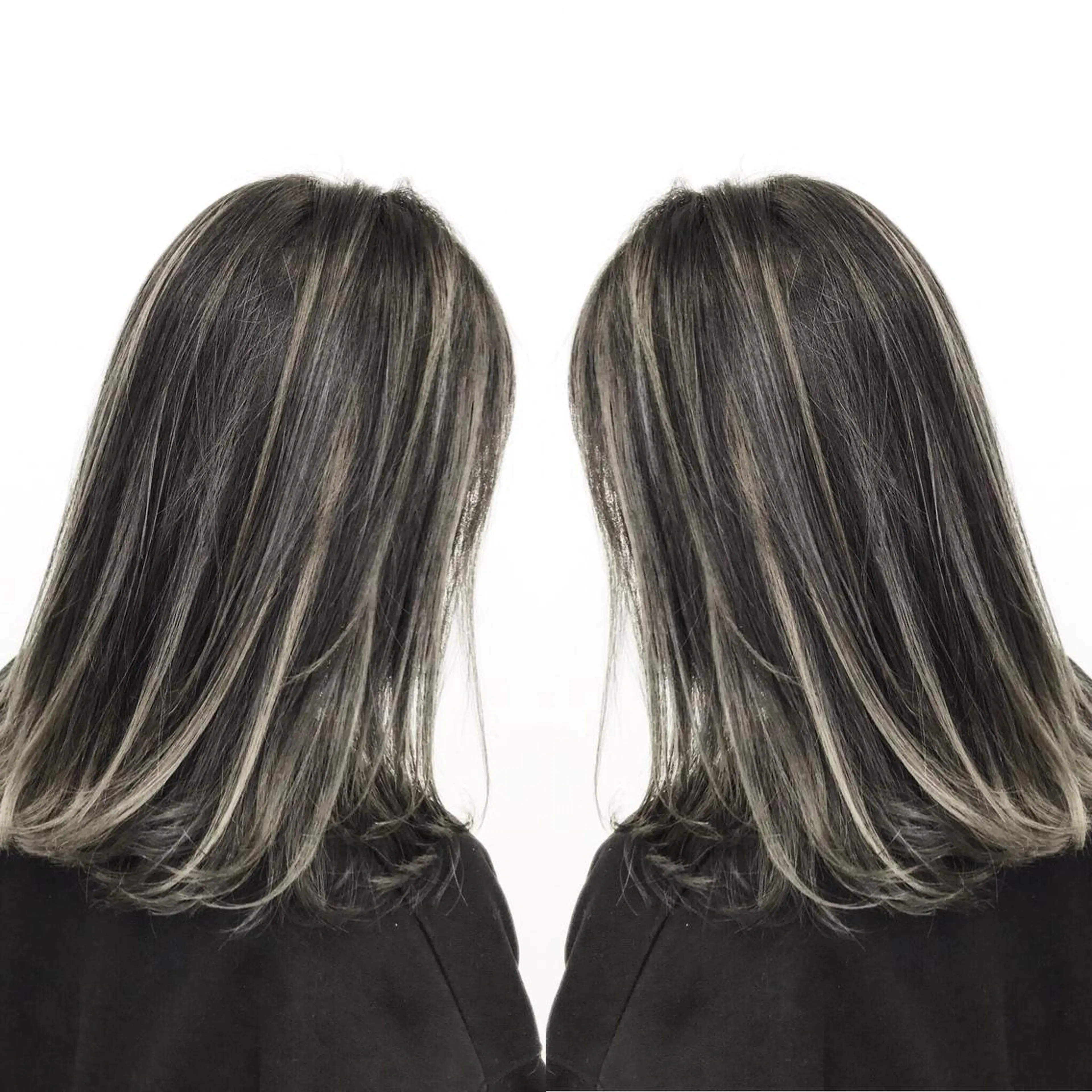 ミディアム カラー ヘアカラー LUSTRE クロサワのヘアスタイル