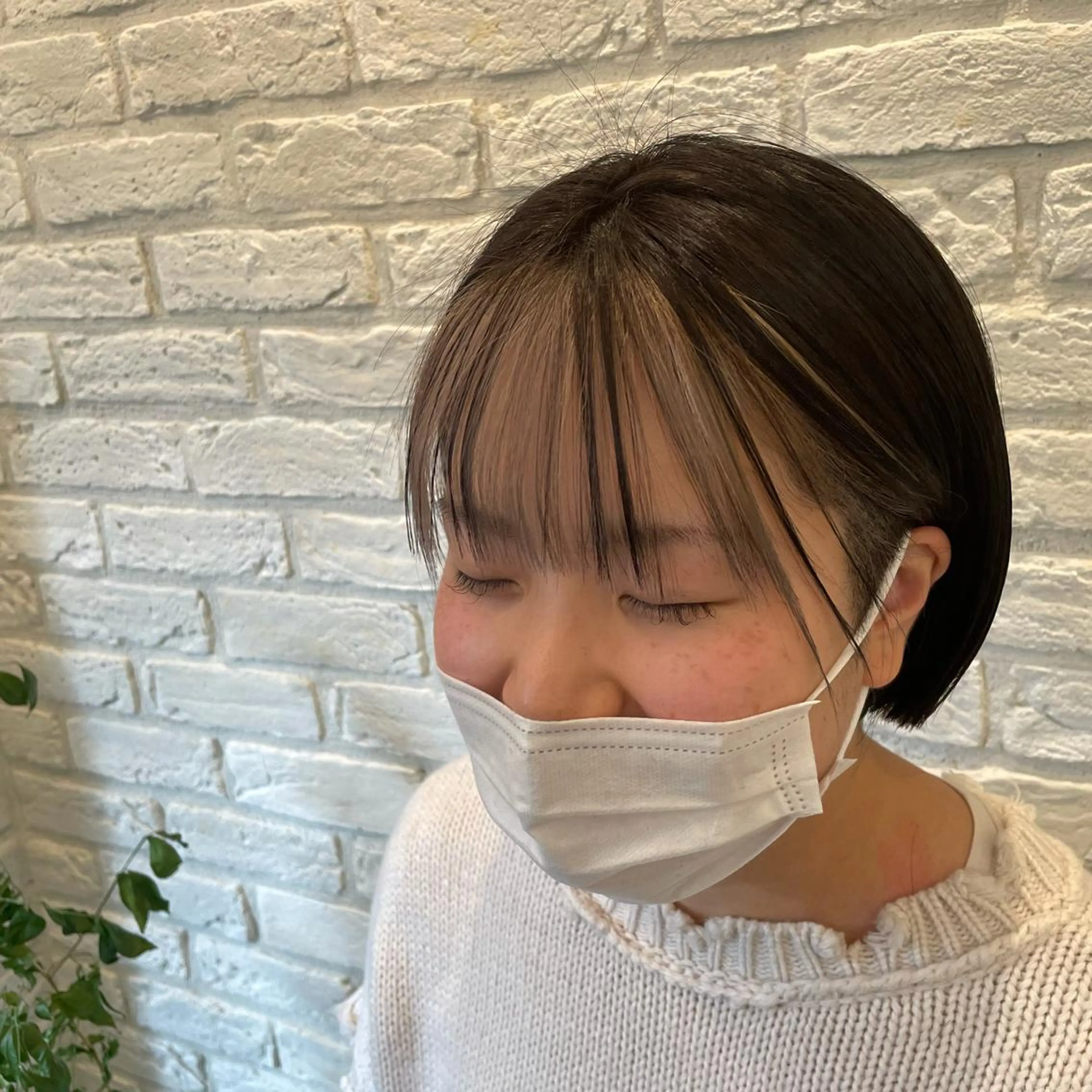 ショート ミストバング erina💖 CLUTCH天王寺のヘアスタイル