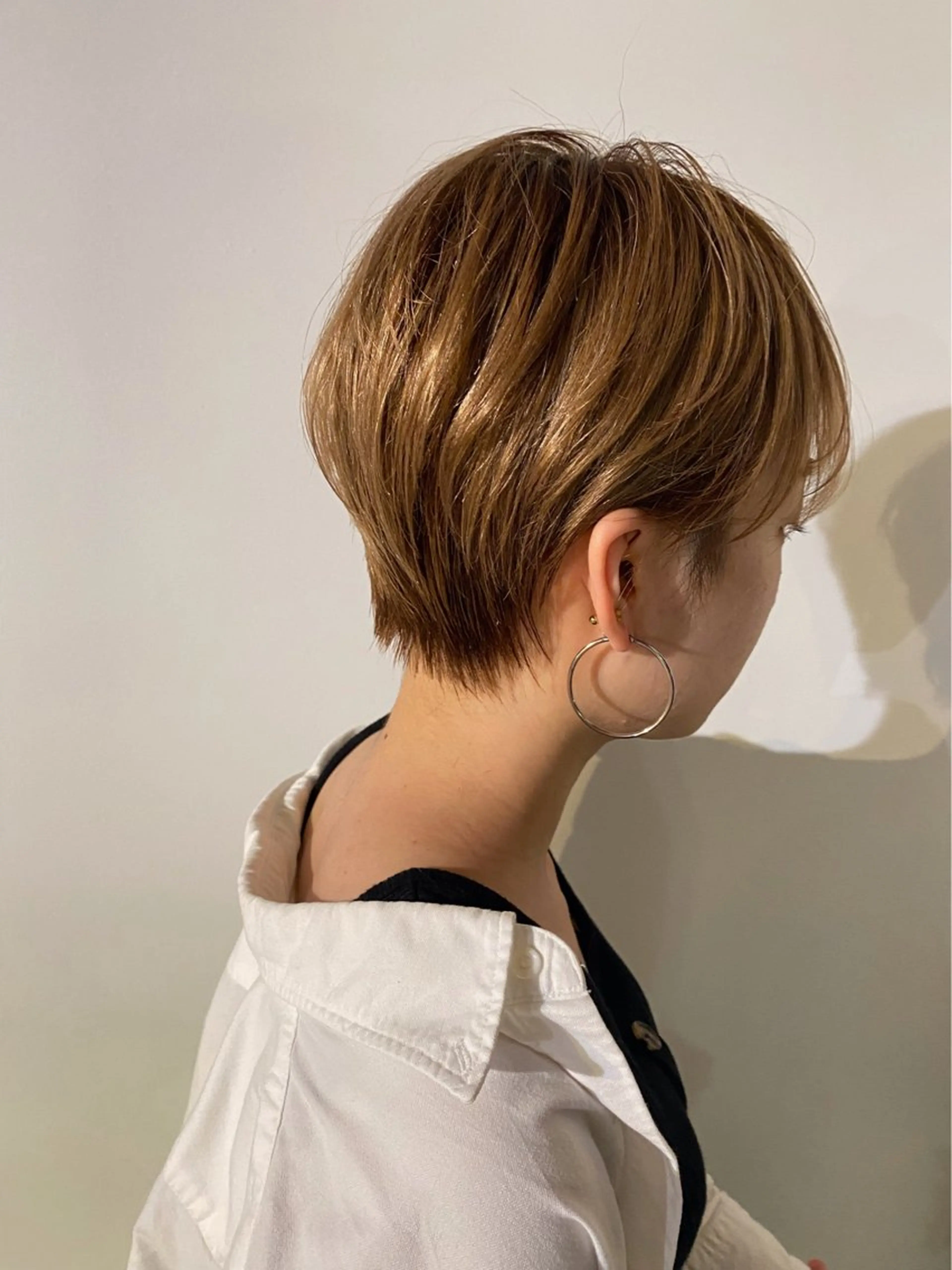 ショート 最新ケアカラー 髪質改善YUTOのヘアスタイル