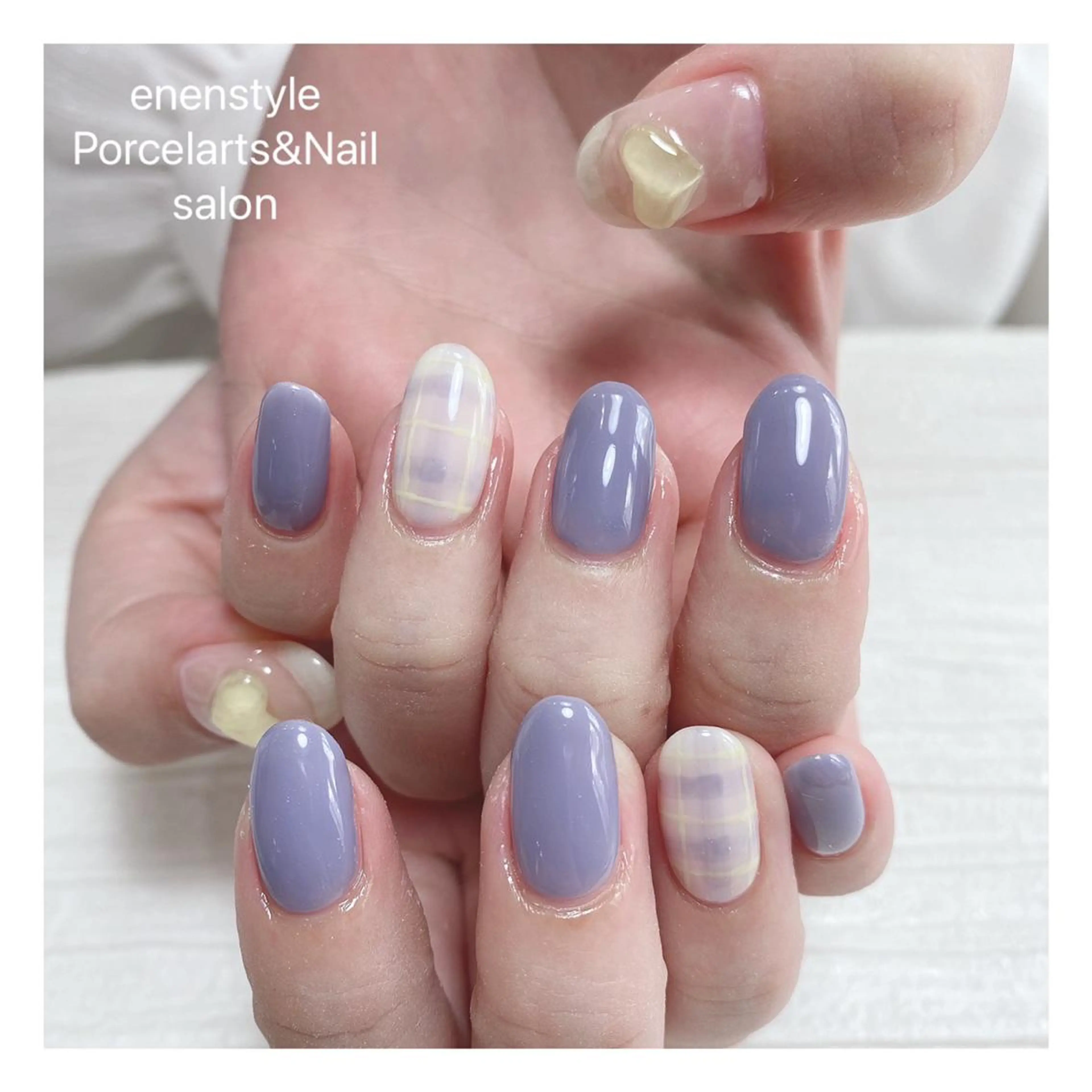 ミディアム ネイル ハンドネイル 👑enen style👑のネイルデザイン