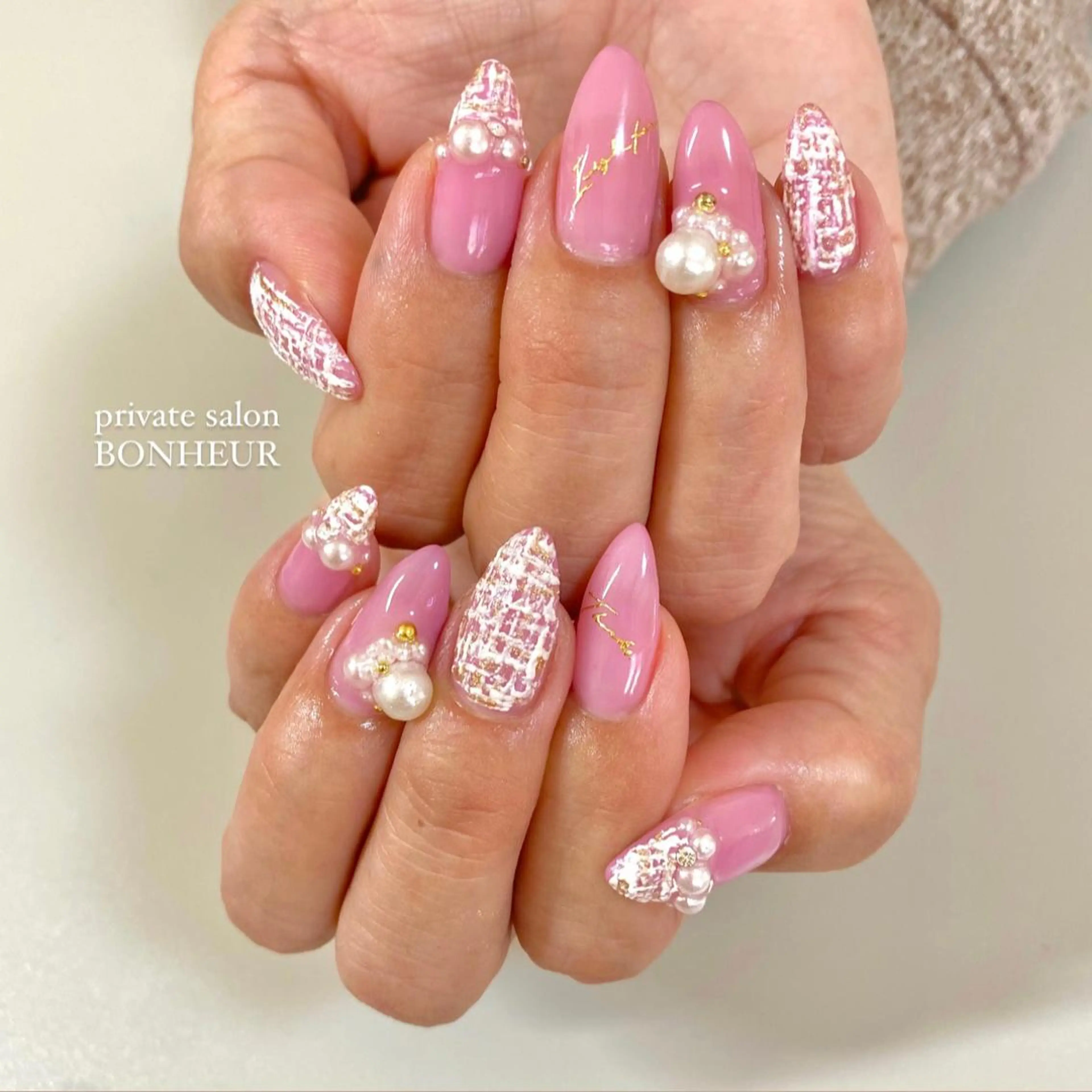 ネイル ハンドネイル BONHEUR Annaのネイルデザイン