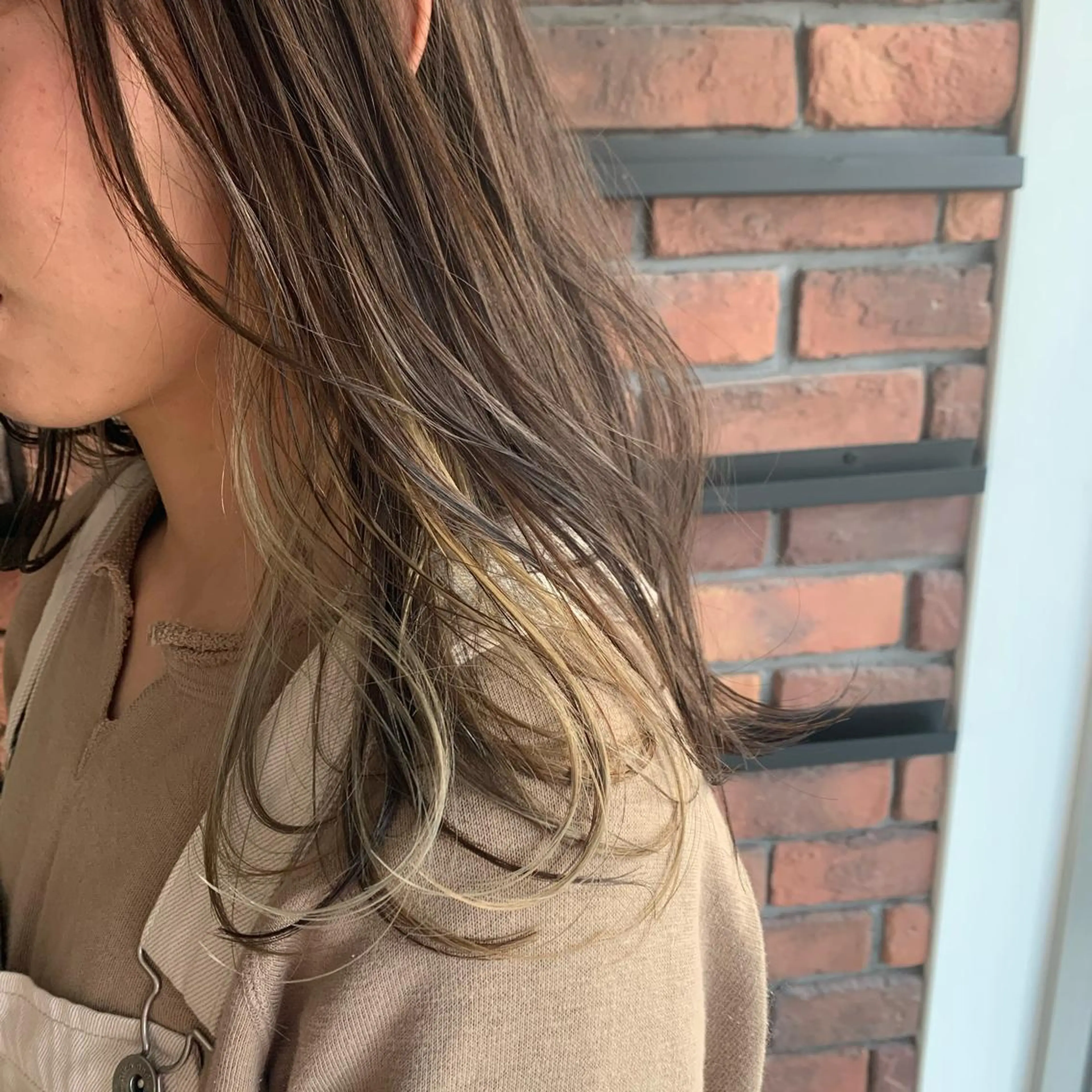 ミディアム カラー インナーカラー ひらやま りょういちのヘアスタイル