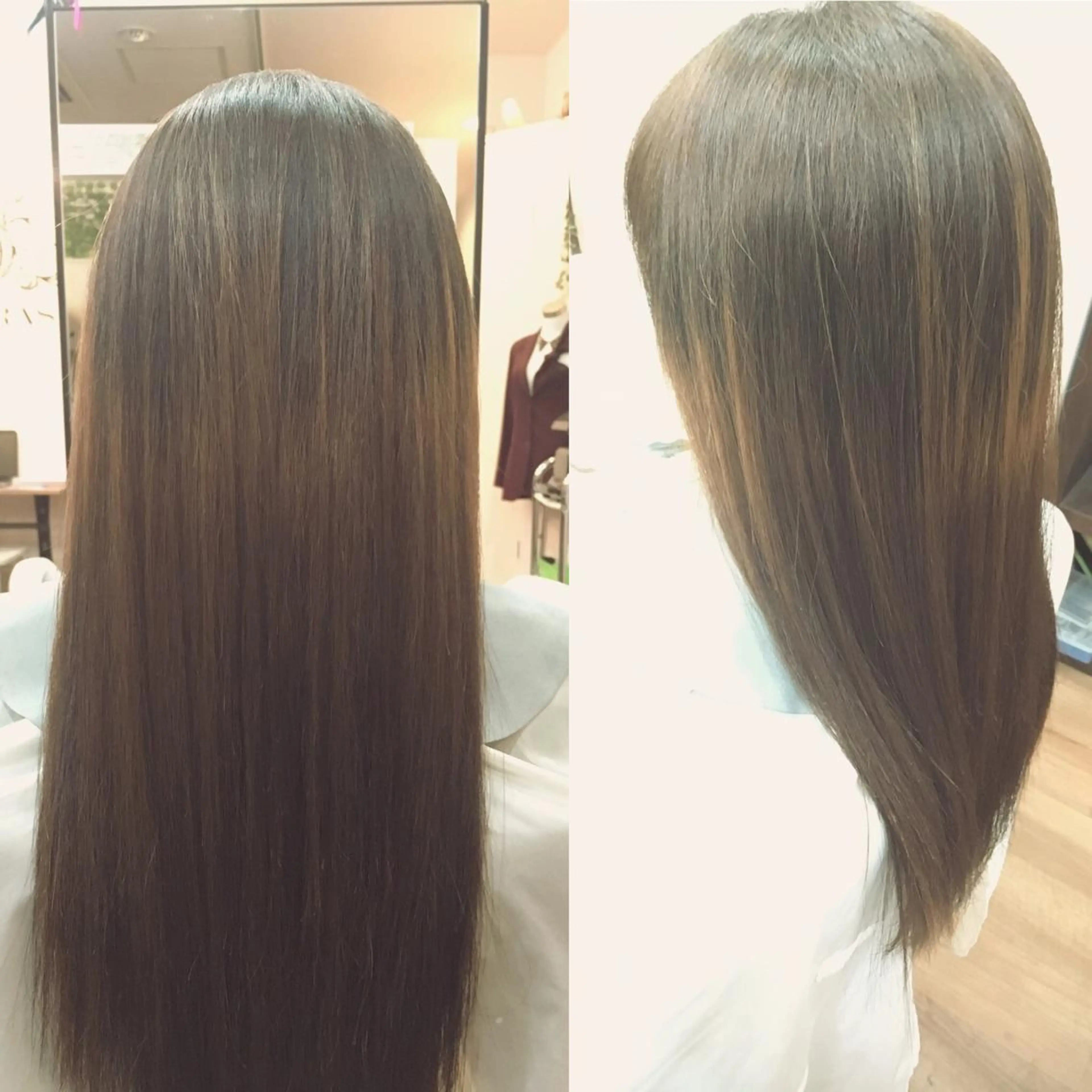 ロング パーマ ストレートパーマ 松村 崇弘のヘアスタイル