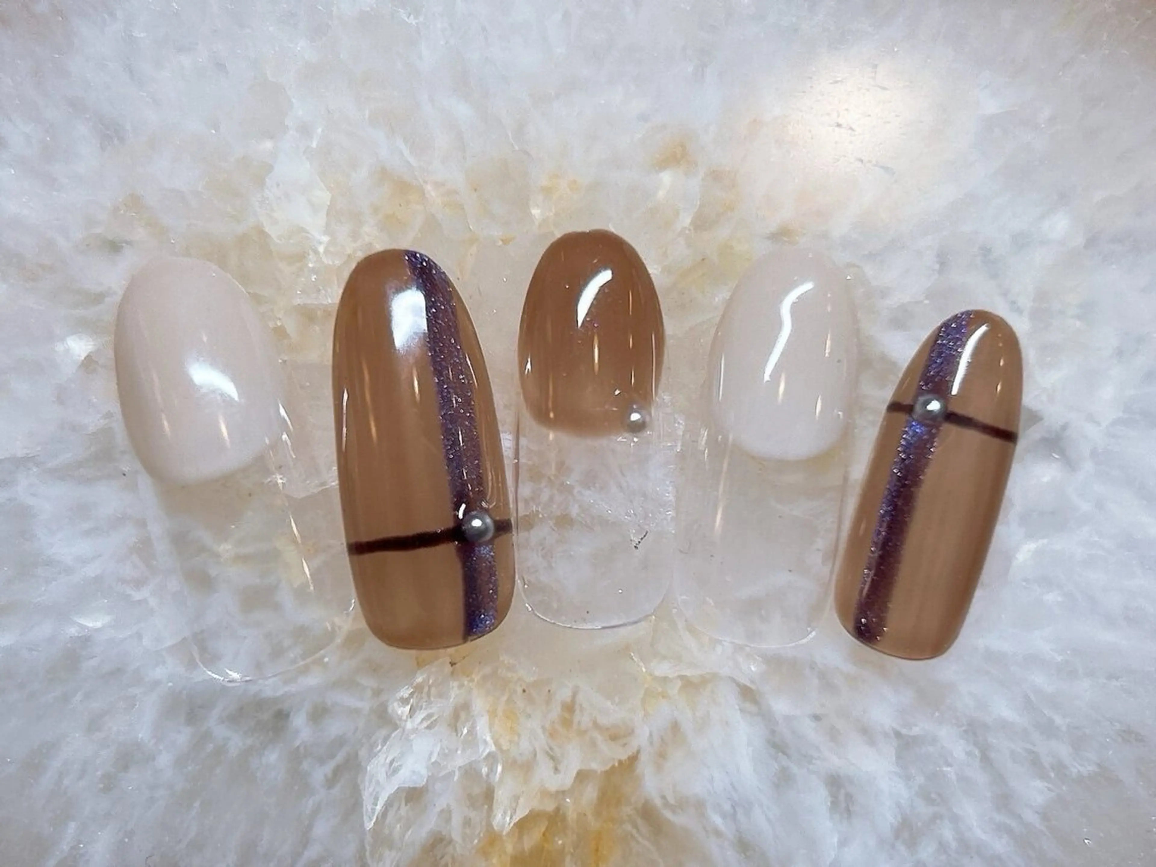 ネイル シンプルネイル aimer tomomiのネイルデザイン