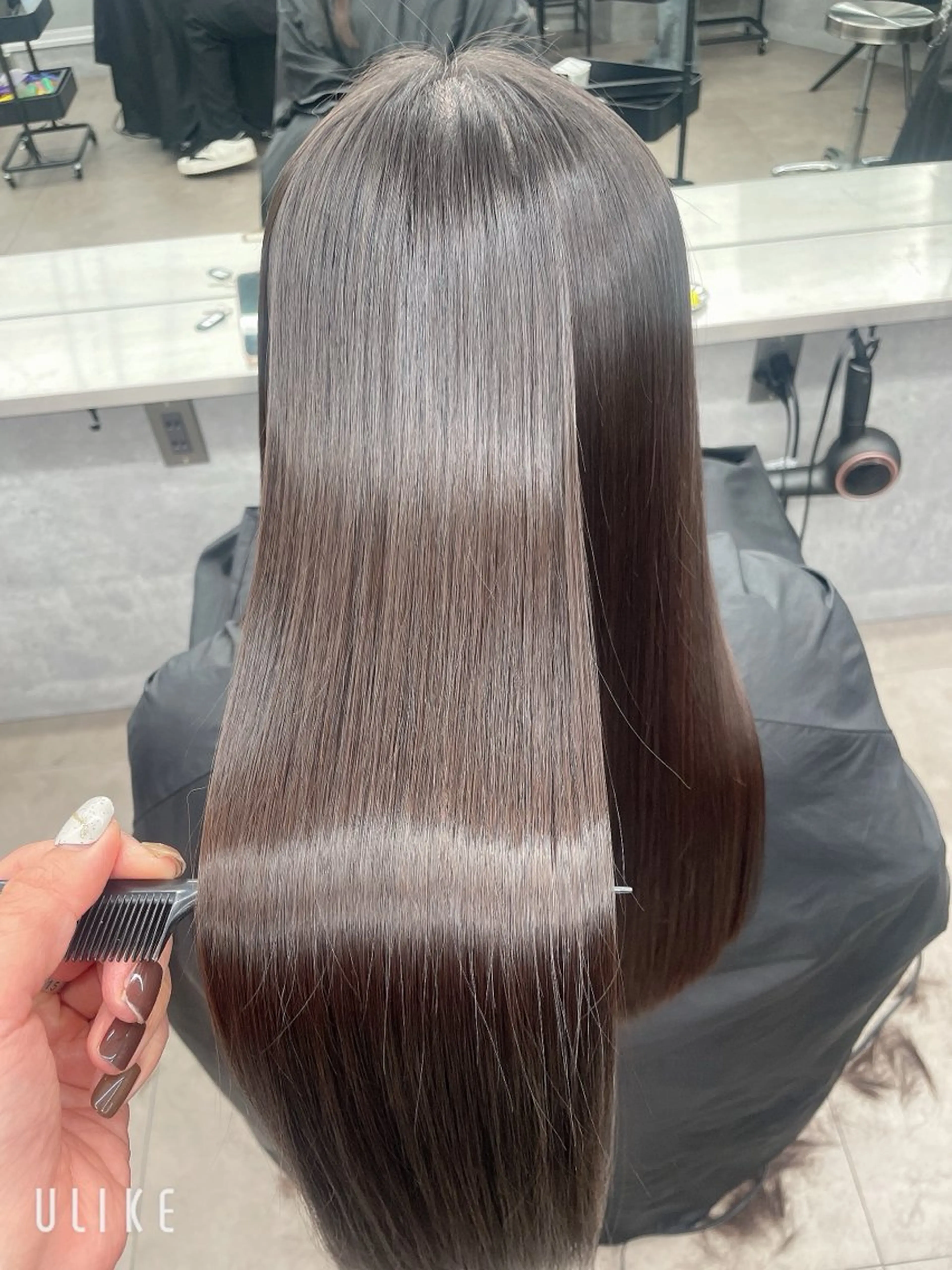 セミロング カラー 髪質改善/縮毛/新宿 🫧SUZUKA🫧のヘアスタイル