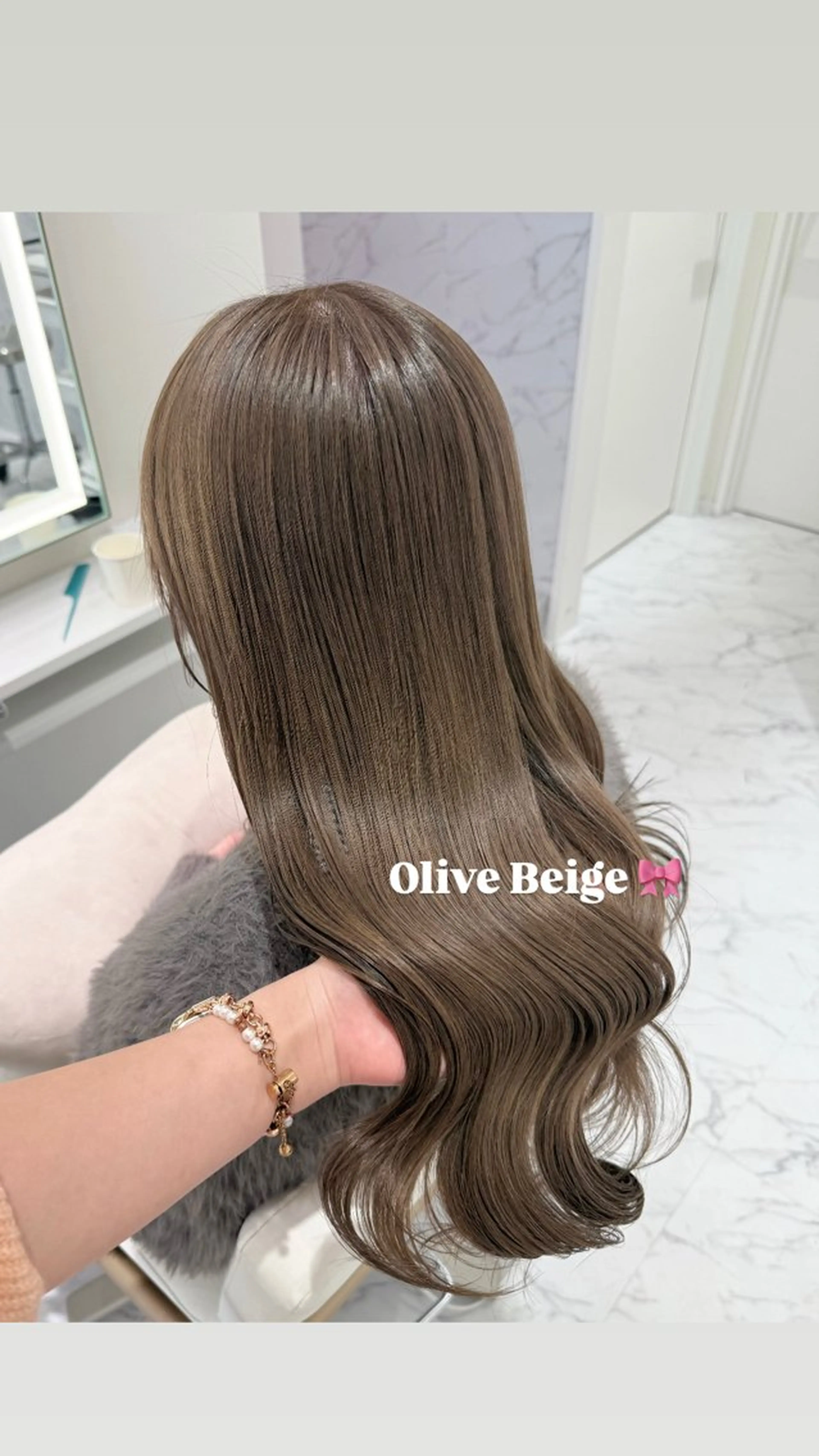 ロング カラー カット トリートメント ParveMix🎀 稲垣詞葉のヘアスタイル