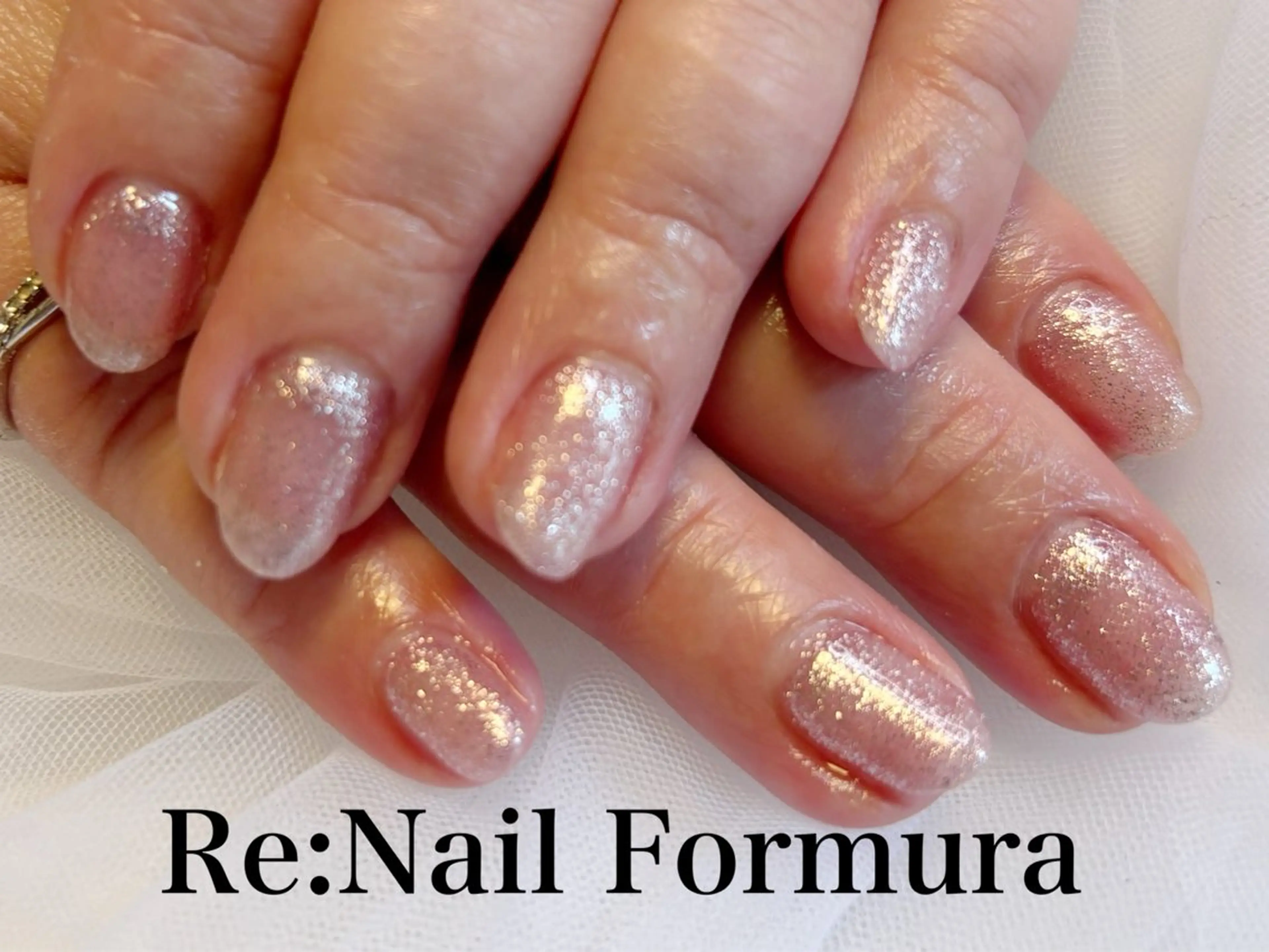 ミディアム ハンドネイル Re:Nail Formula所属・kido chieのネイルデザイン
