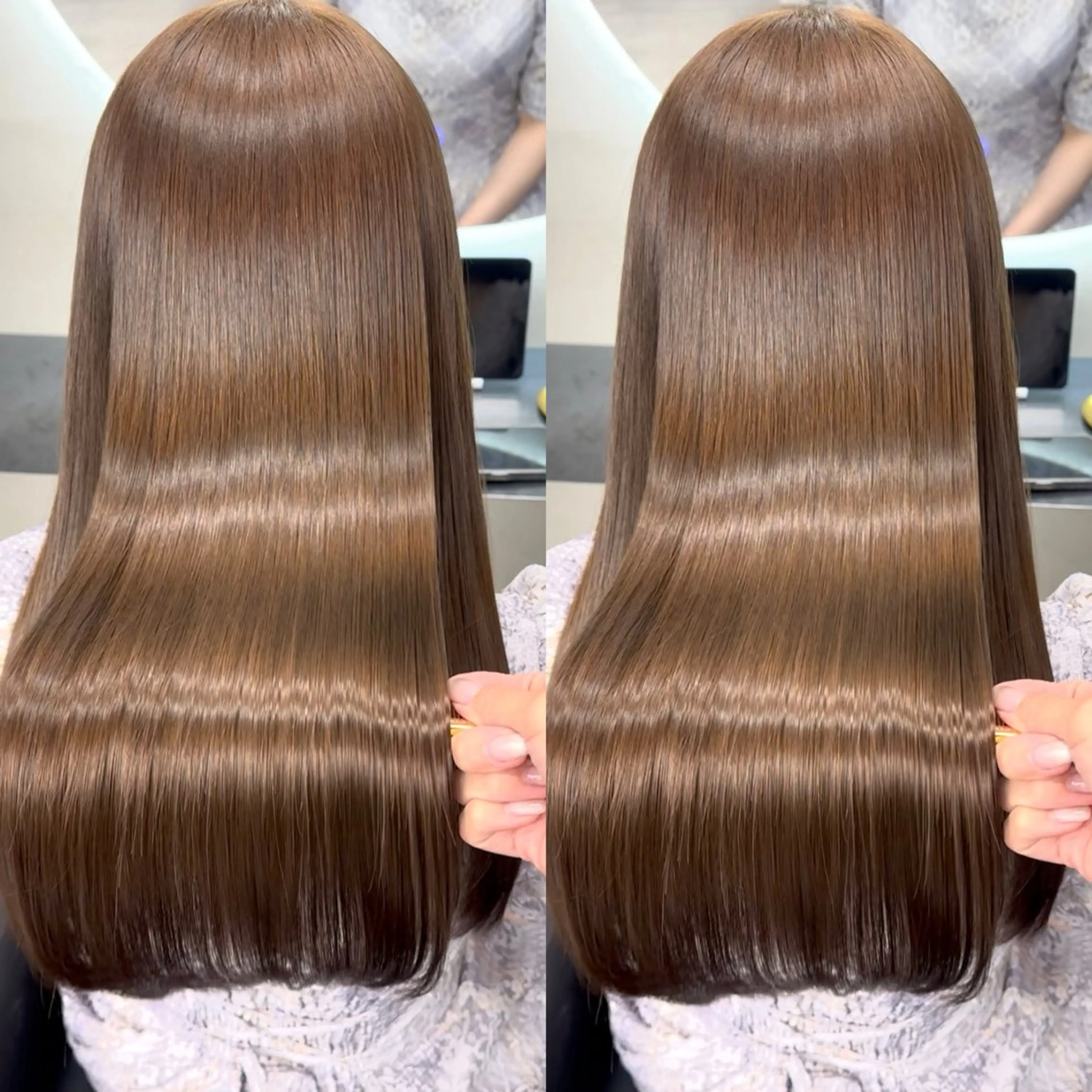 🆕【🌟ご新規特典🌟】前髪カット+縮毛矯正+薬剤除去トリートメント＋人気NO1髪質改善トリートメントの写真