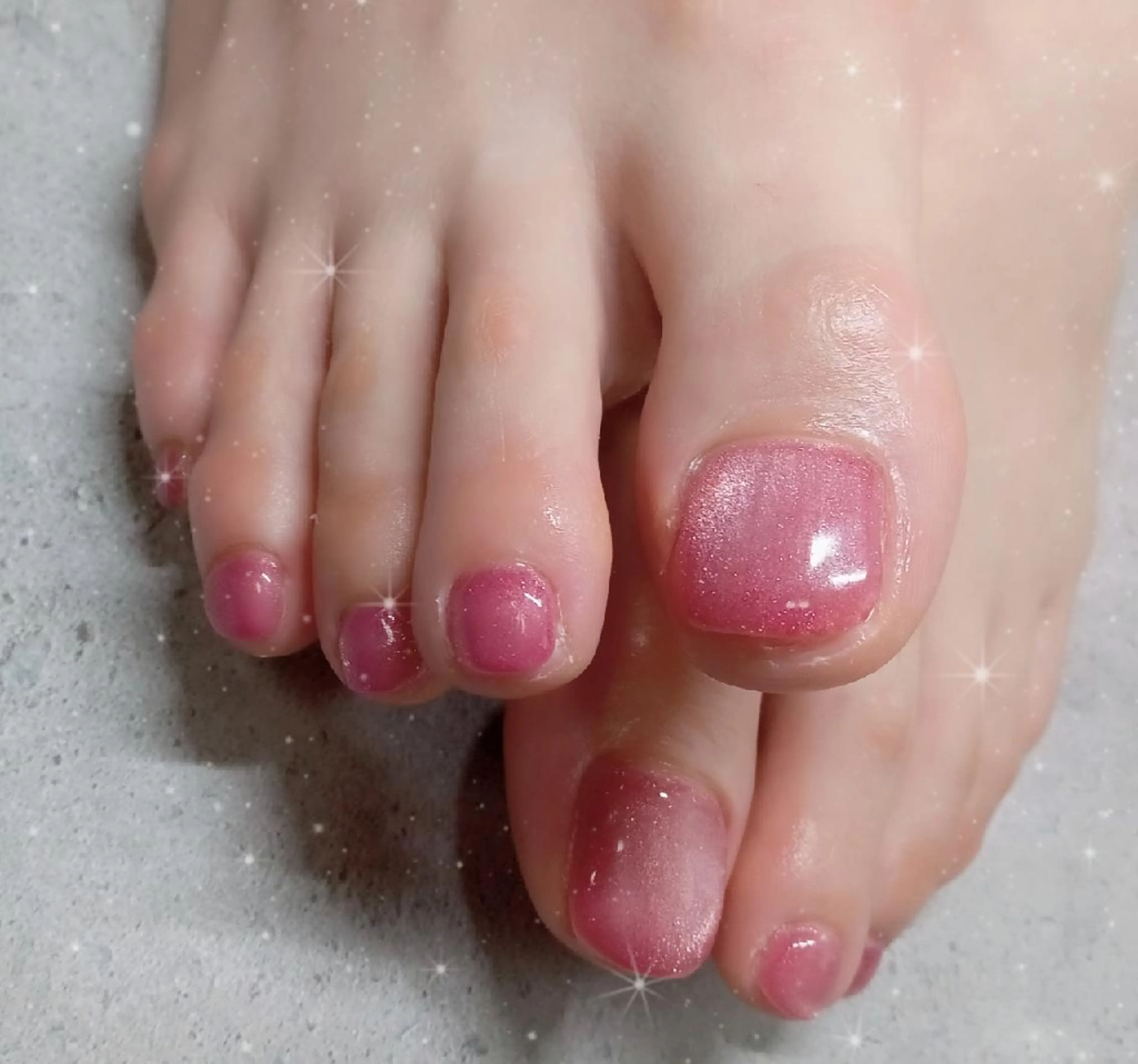 【初回オフ代無料】フットマグネットネイル・ミラーネイルの写真