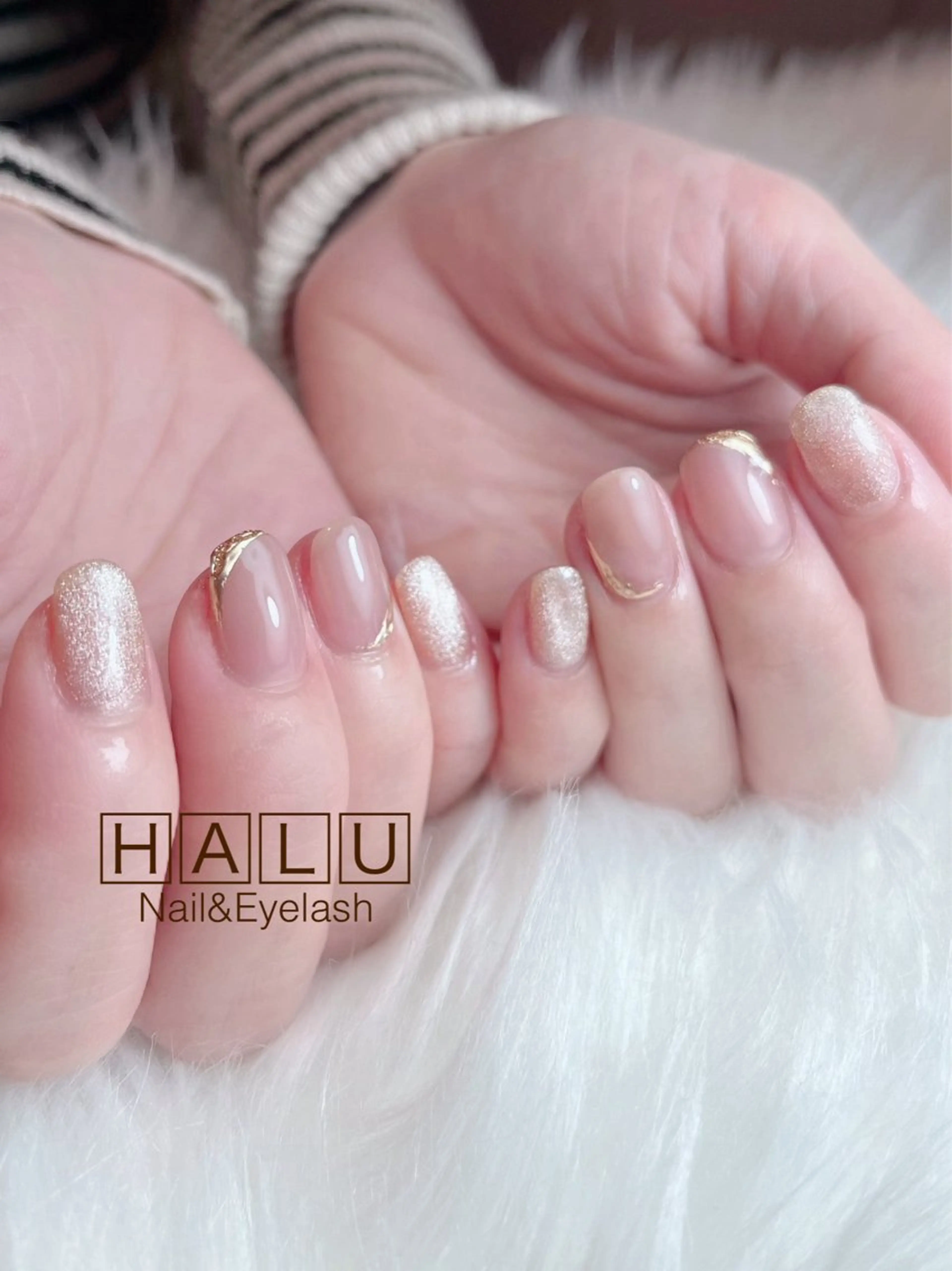 ネイル ミラーネイル HALU ハルのネイルデザイン