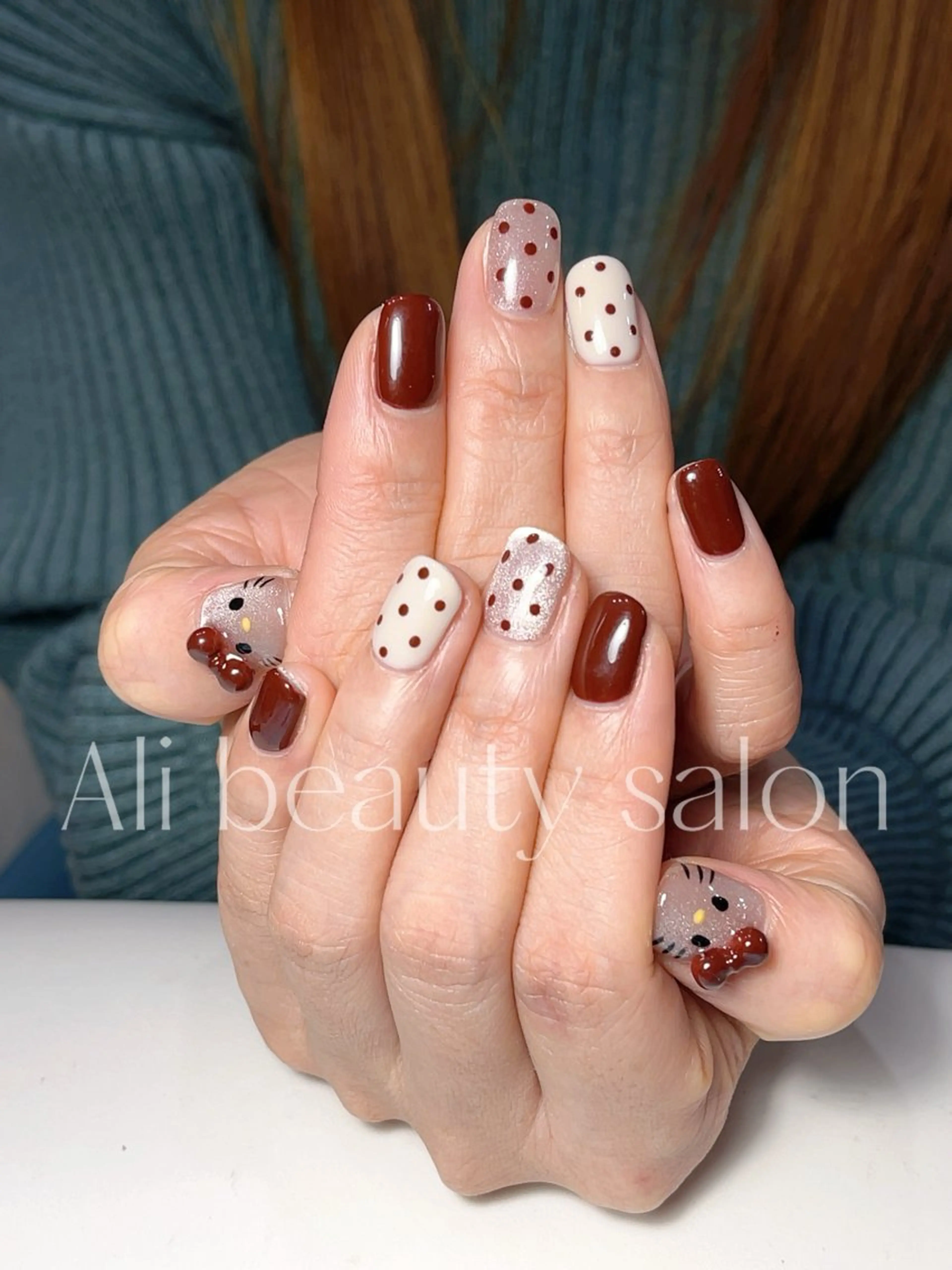ネイル マグネットネイル ハンドネイル Ali 新小岩 ネイル専門のネイルデザイン