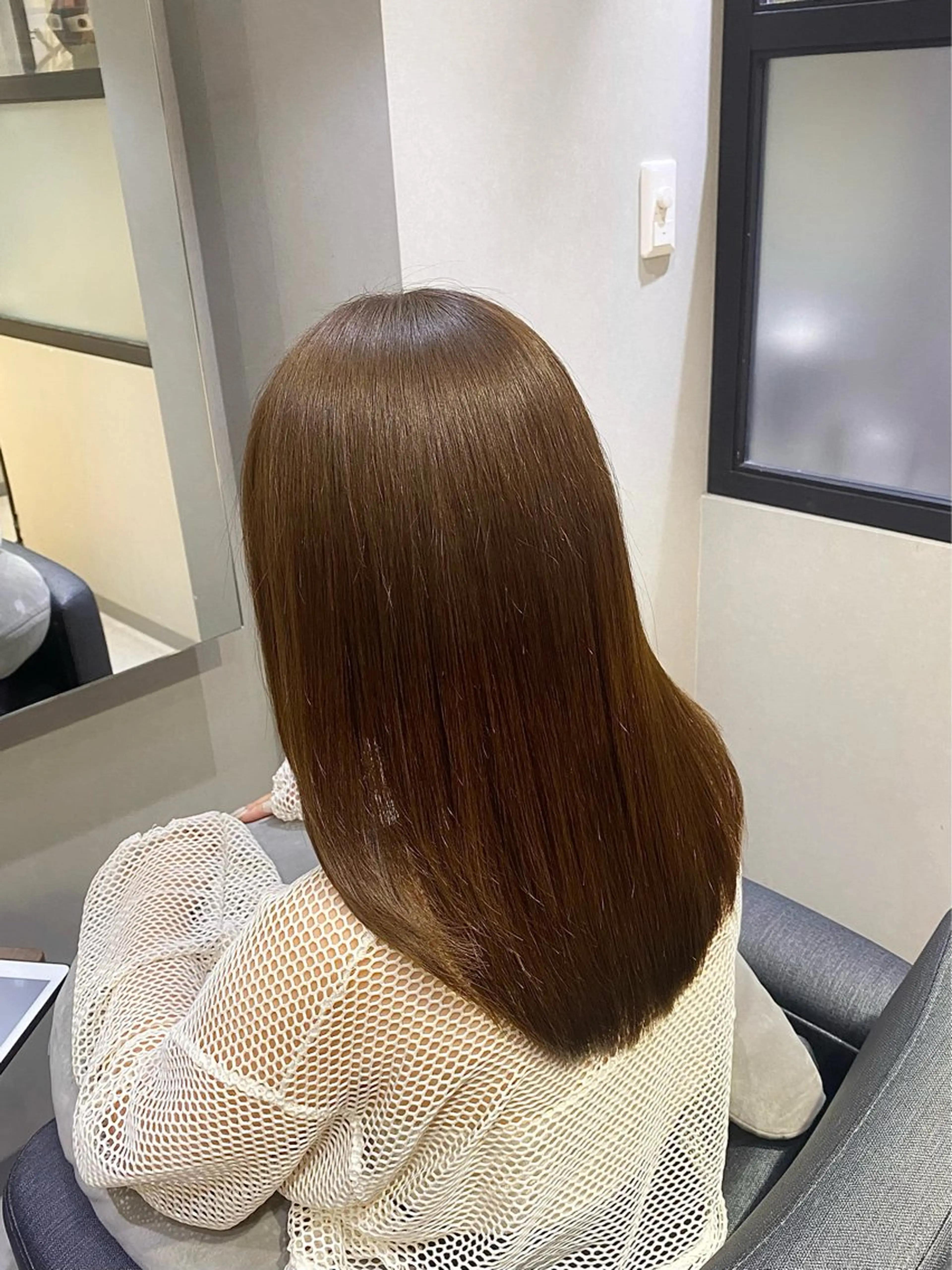 セミロング ヘアカラー トリートメント 🫧髪質改善 🌼きさき🌼のヘアスタイル