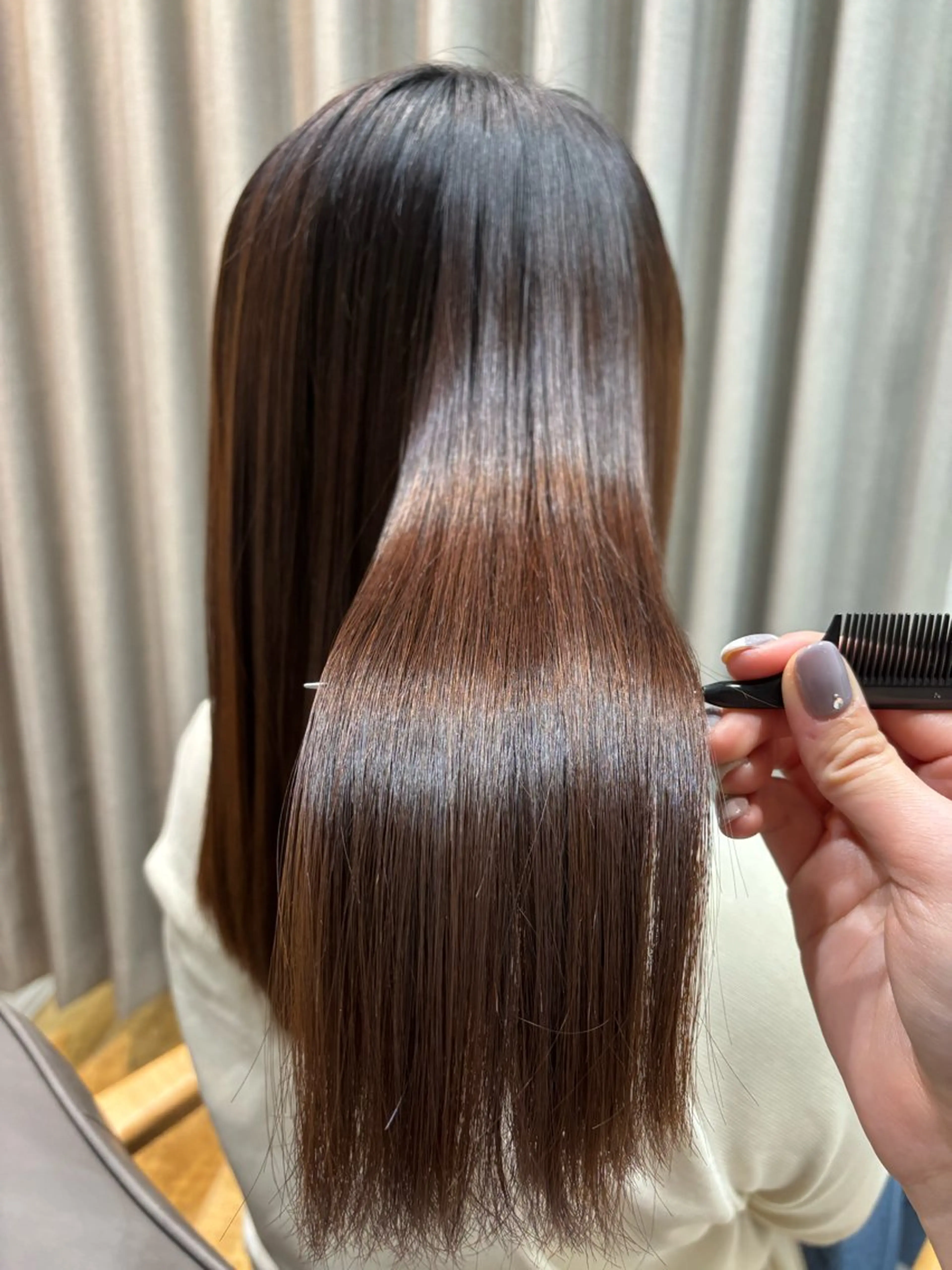 セミロング Atre.所属・🤍美髪縮毛/髪質 改善/池上夏凜🤍のヘアスタイル