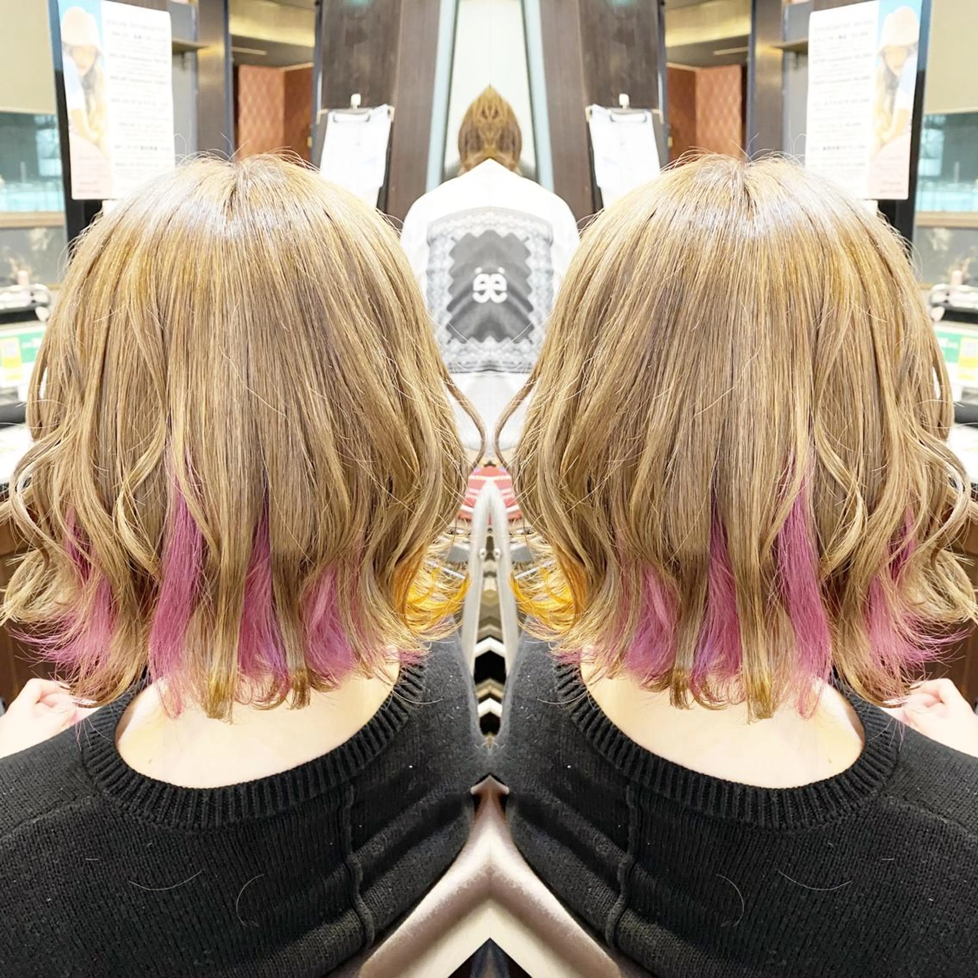 ショート カラー インナーカラー 【KIRAキラ】佐門  翔太のヘアスタイル