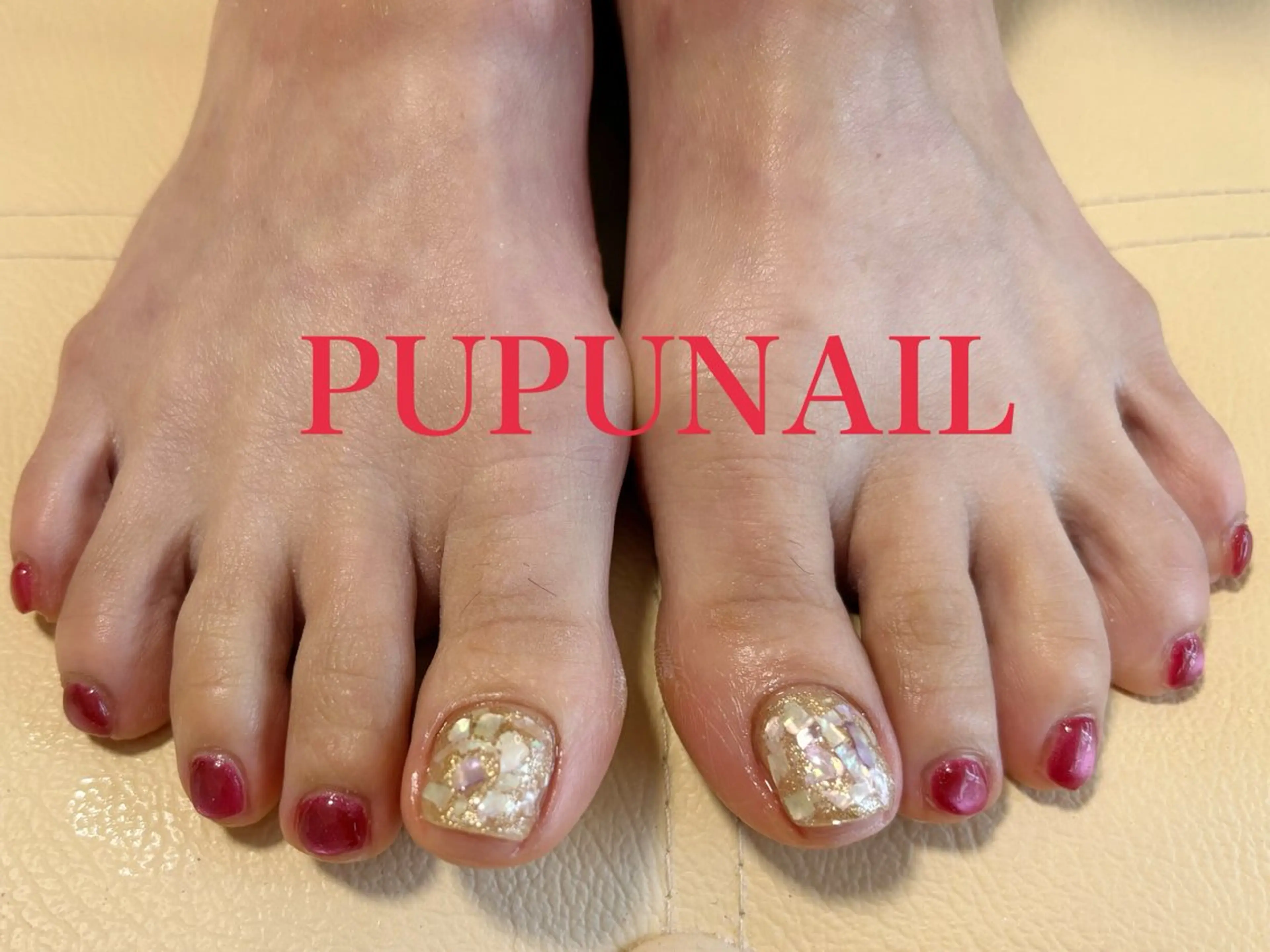 ショート フットネイル kido chieのネイルデザイン