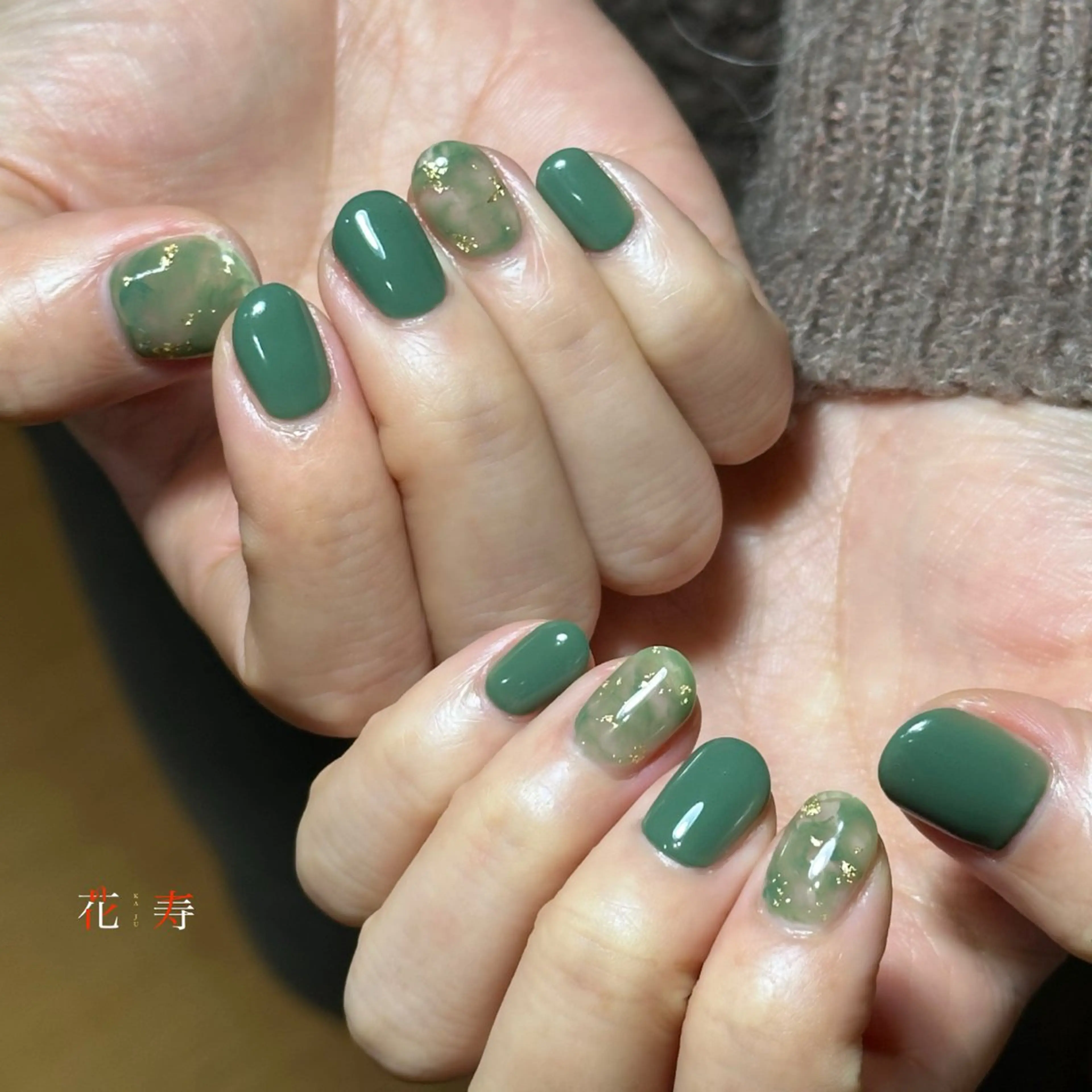 ネイル ハンドネイル 花寿-kaju- s.のネイルデザイン