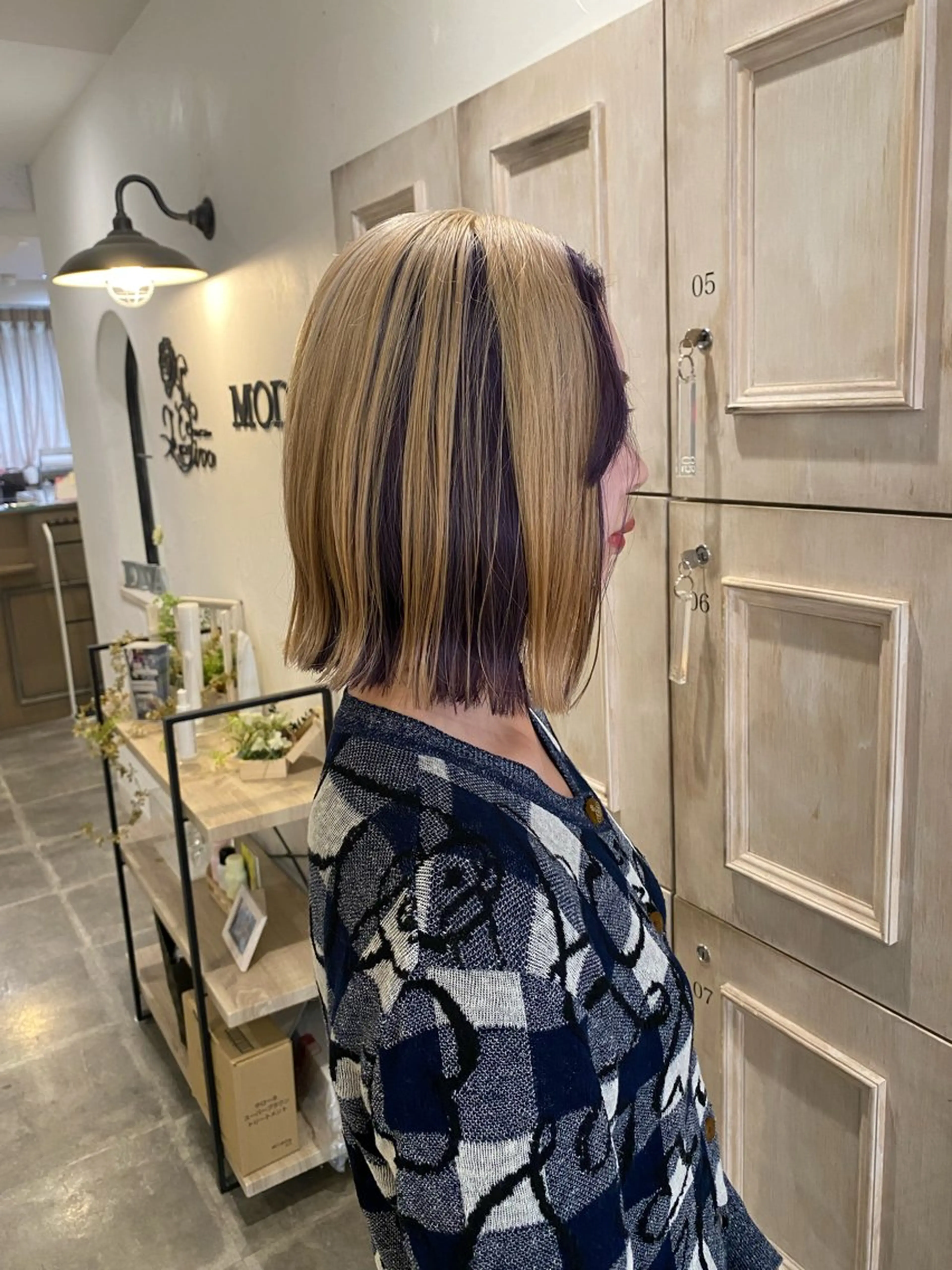 カラー ブロンド ヘアカラー 韓国風／ハイトーン 砂原洋介のヘアスタイル