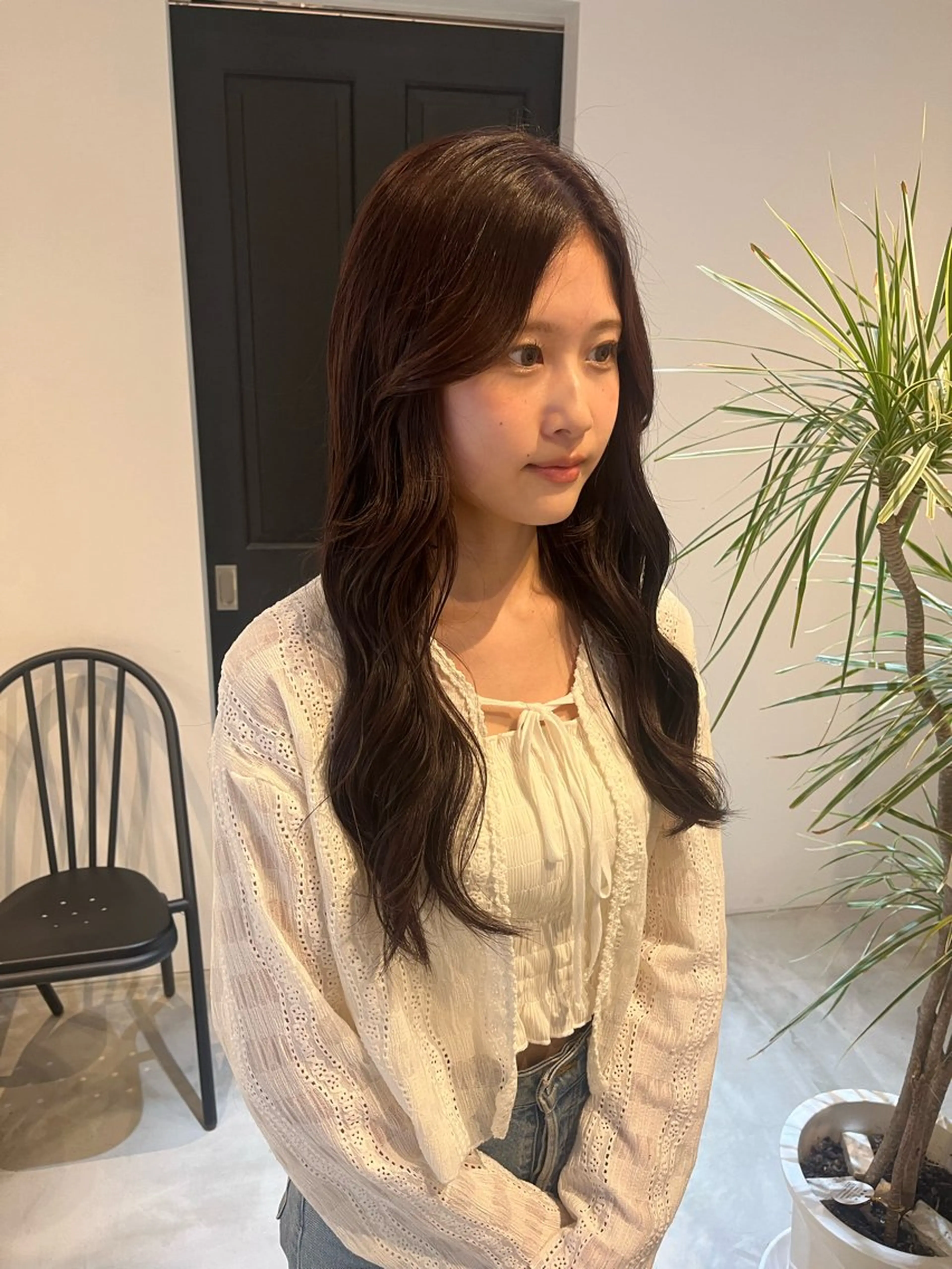 ロング ALLYS 渋谷店所属・最高級の艶のある カラーmei🎨のヘアスタイル