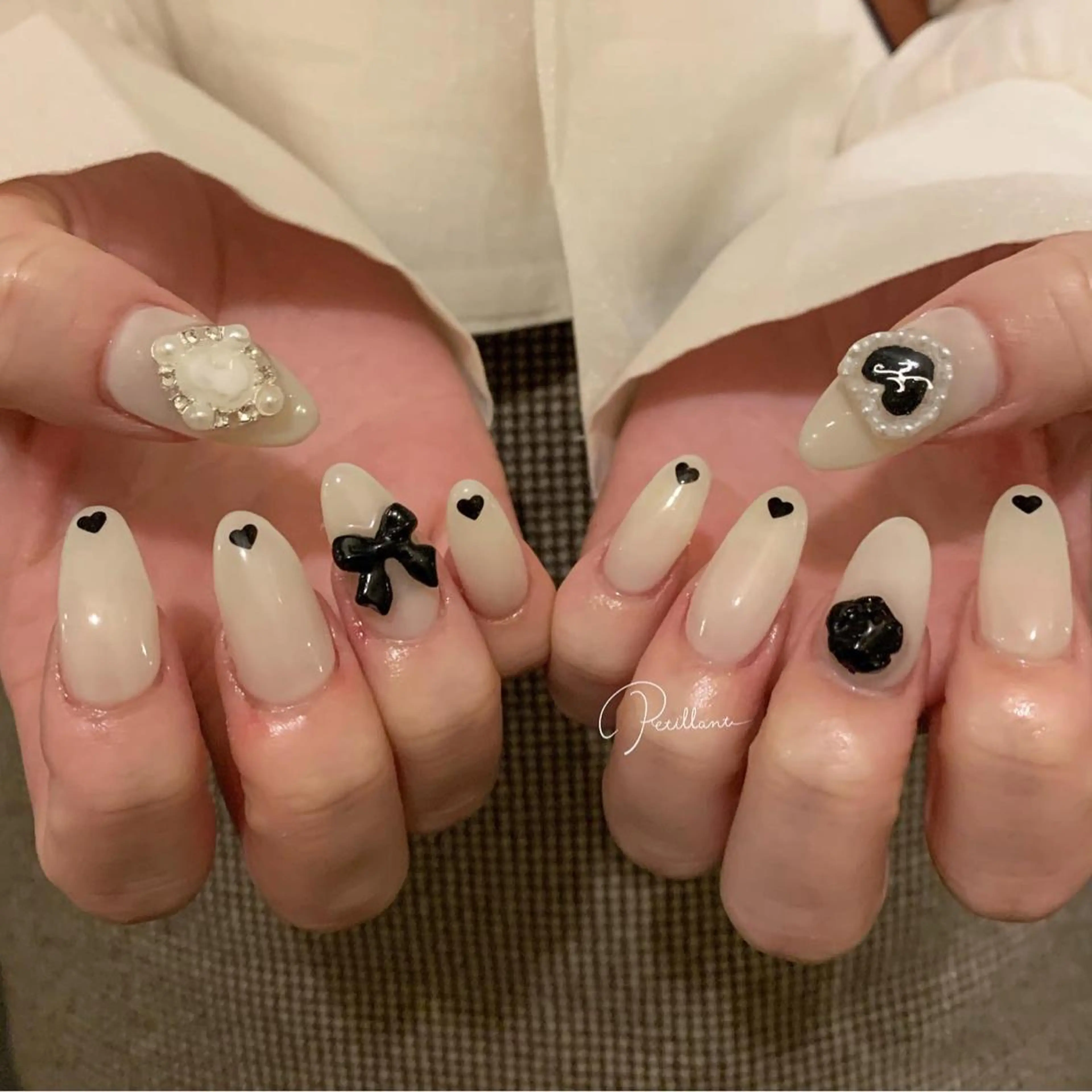 ネイル ゆびのさき所属・shiho /Petillantのネイルデザイン