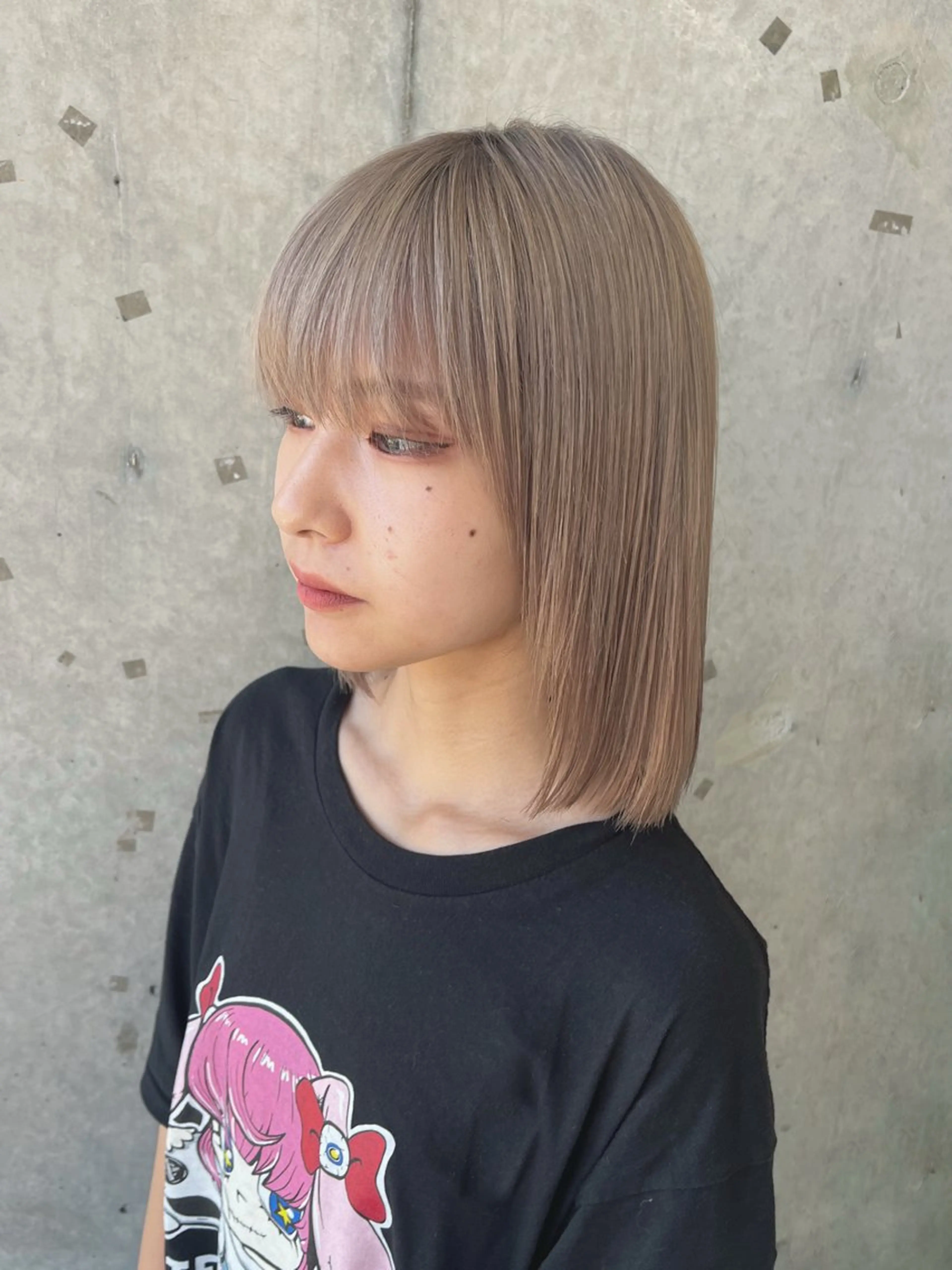 ミディアム カラー カット ヘアカラー soul eater MONAのヘアスタイル