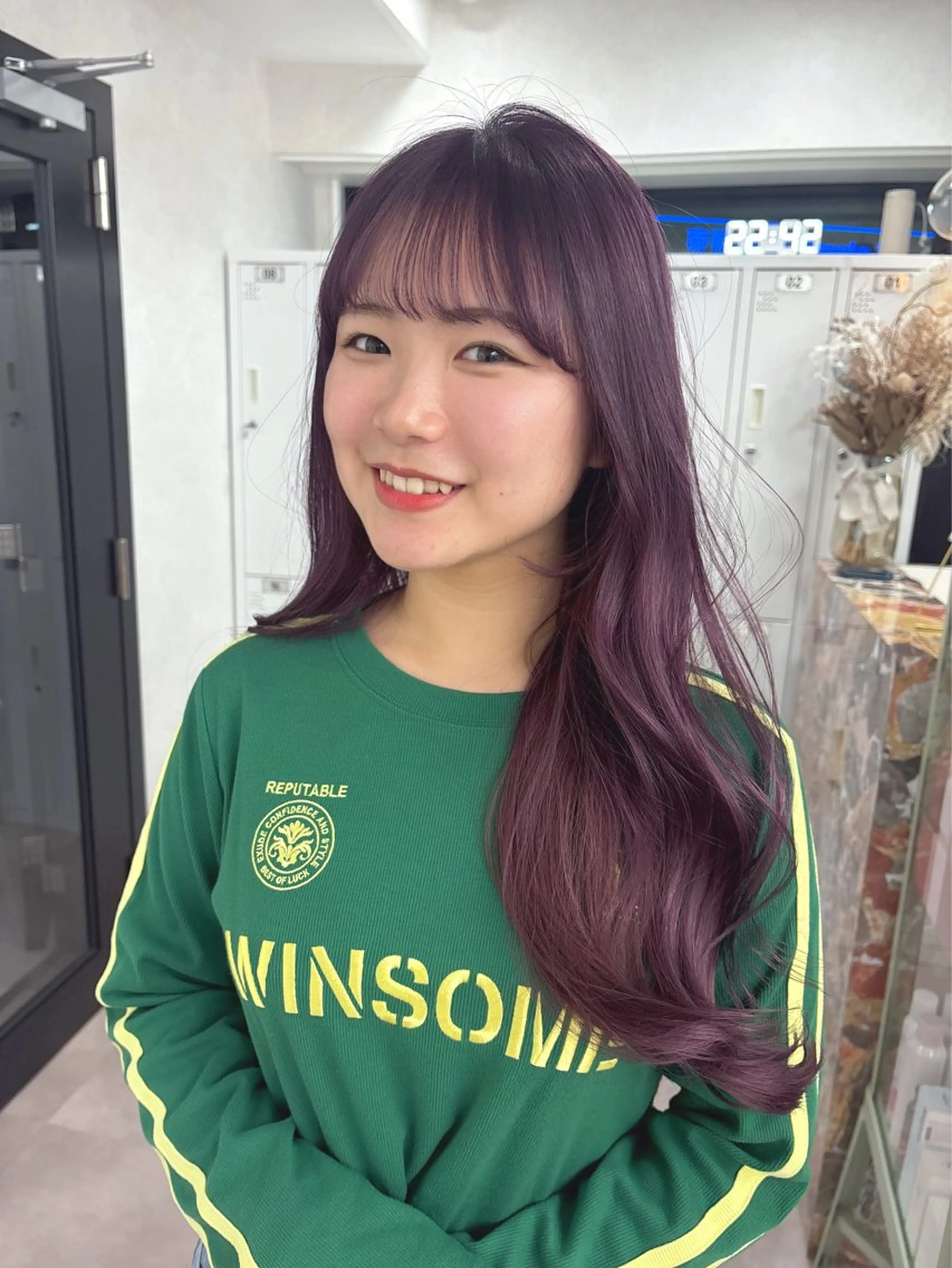 ロング カラー うる艶カラー/ハイト ーン🎀hina🎀のヘアスタイル