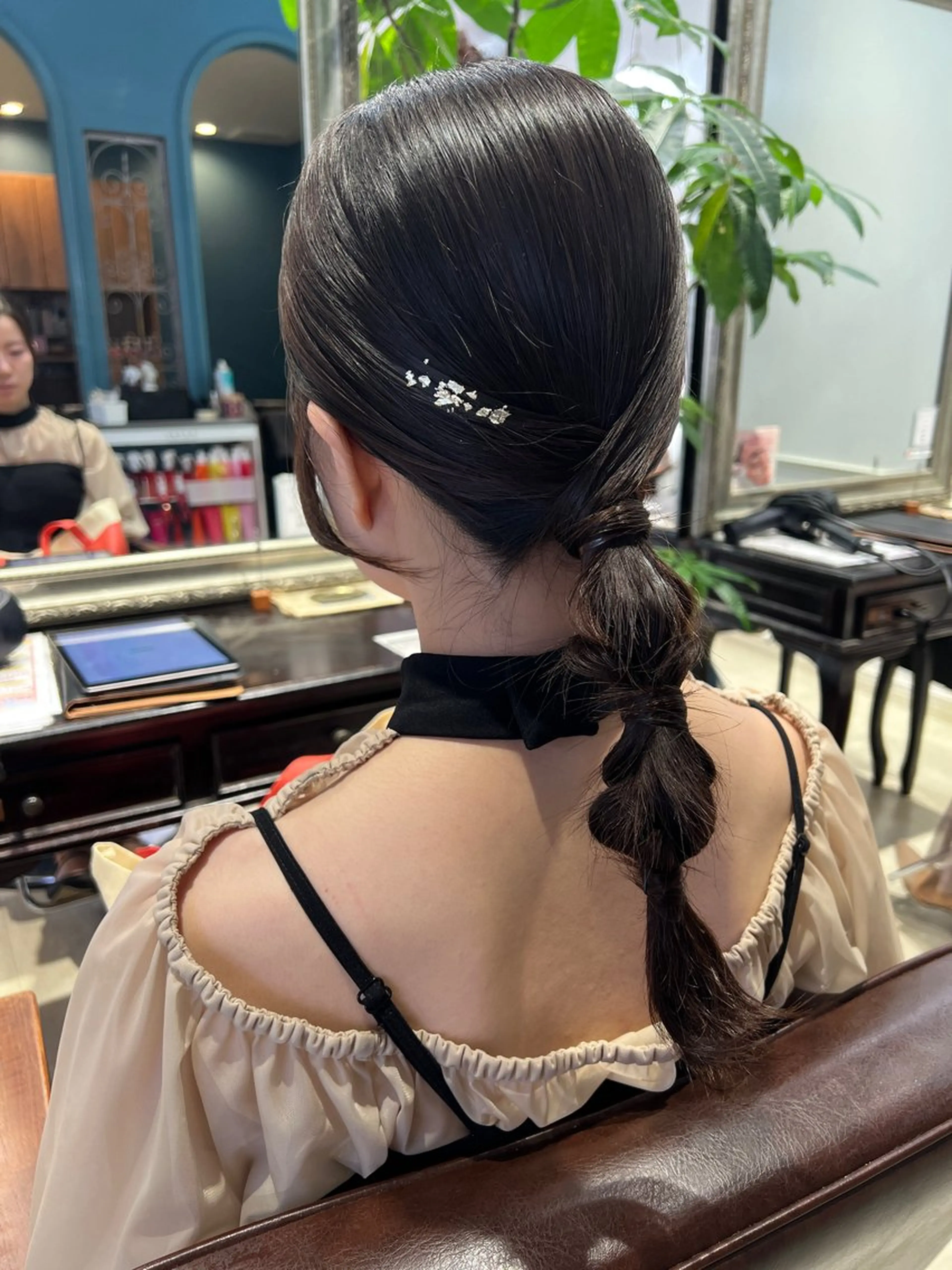 ロング ヘアアレンジ 韓国風レイヤー ∕ 大隣 里桜のヘアスタイル