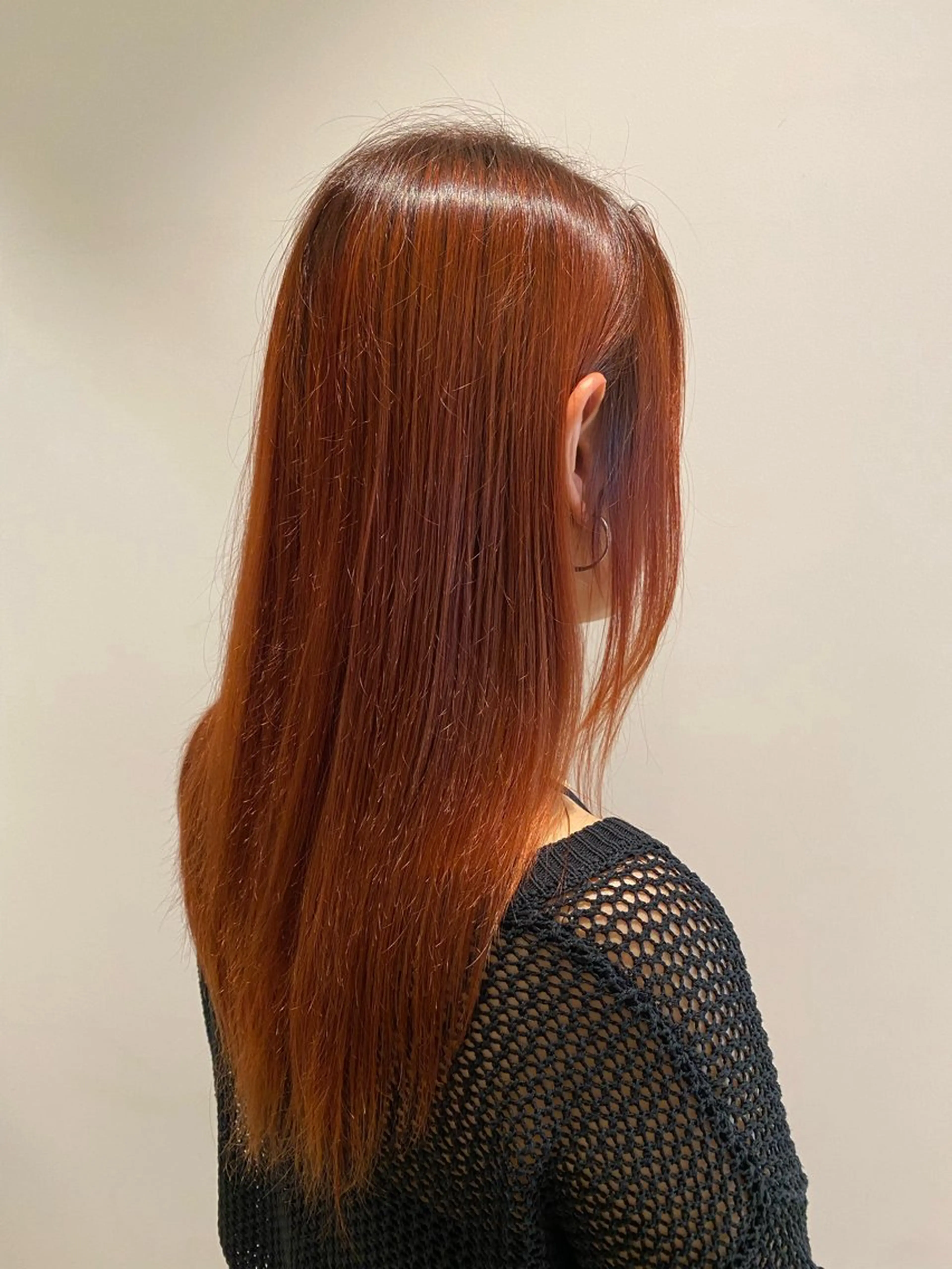 ロング カラー オレンジ カット ヘアカラー トリートメント 艶髪🌿美髪 大塚礼乃【西荻窪】のヘアスタイル