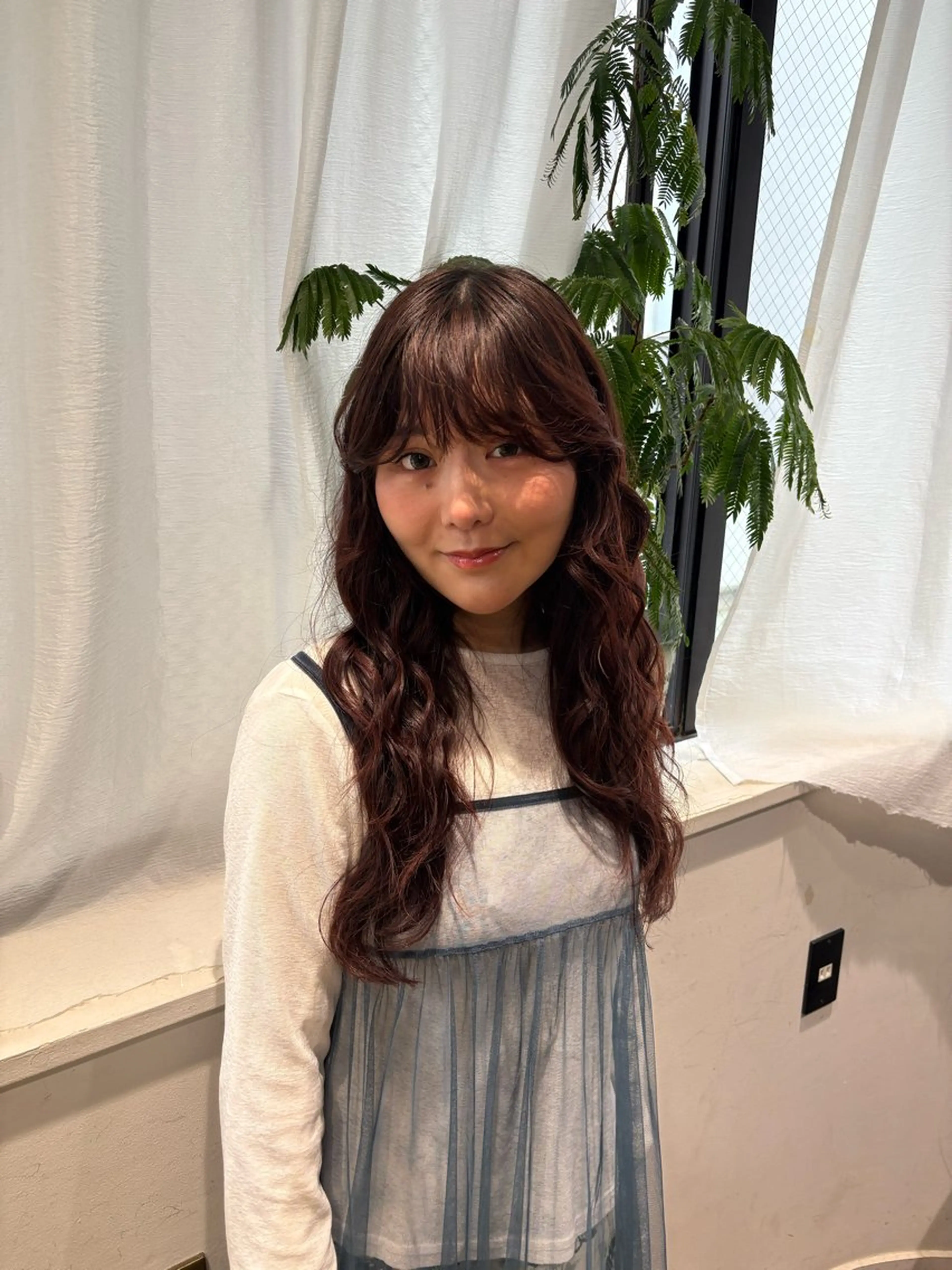 セミロング パーマ ☀️個性派/横浜パ ーマ/暖色/ミミのヘアスタイル