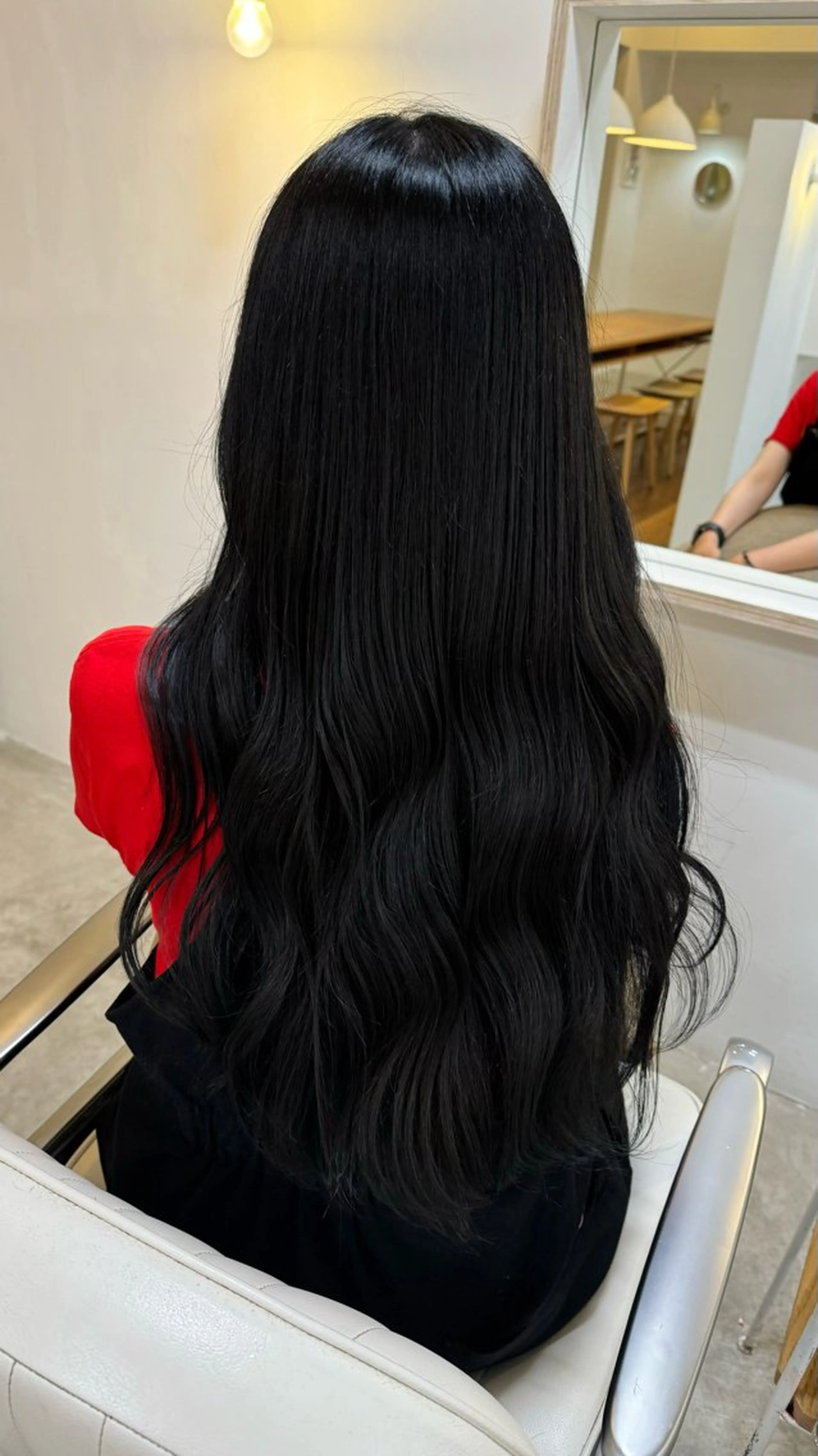 カラー 黒髪 【YOKE】　西田 乃那のヘアスタイル