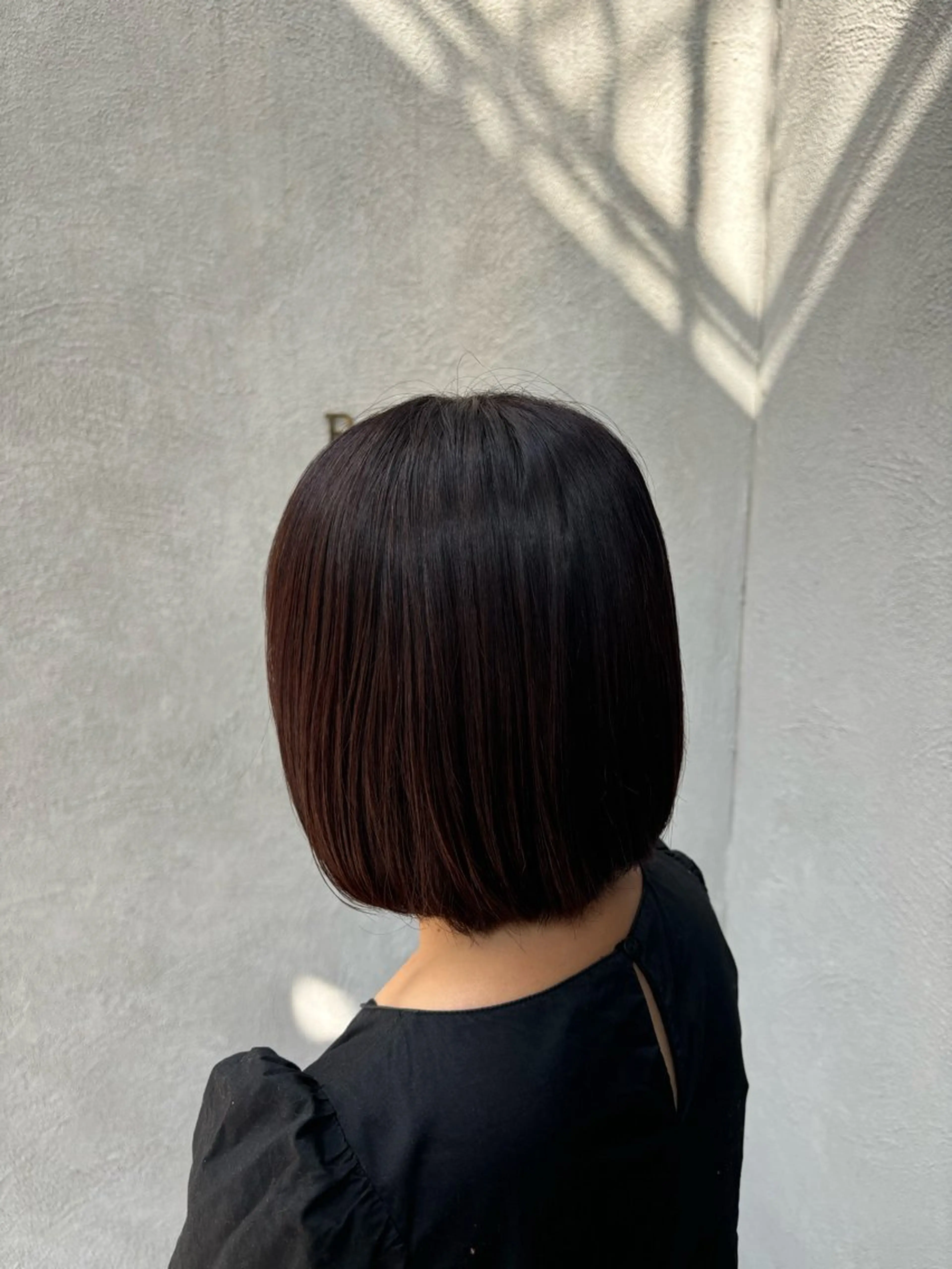 カラー ブラウンカラー レッドカラー 石原 望来のヘアスタイル