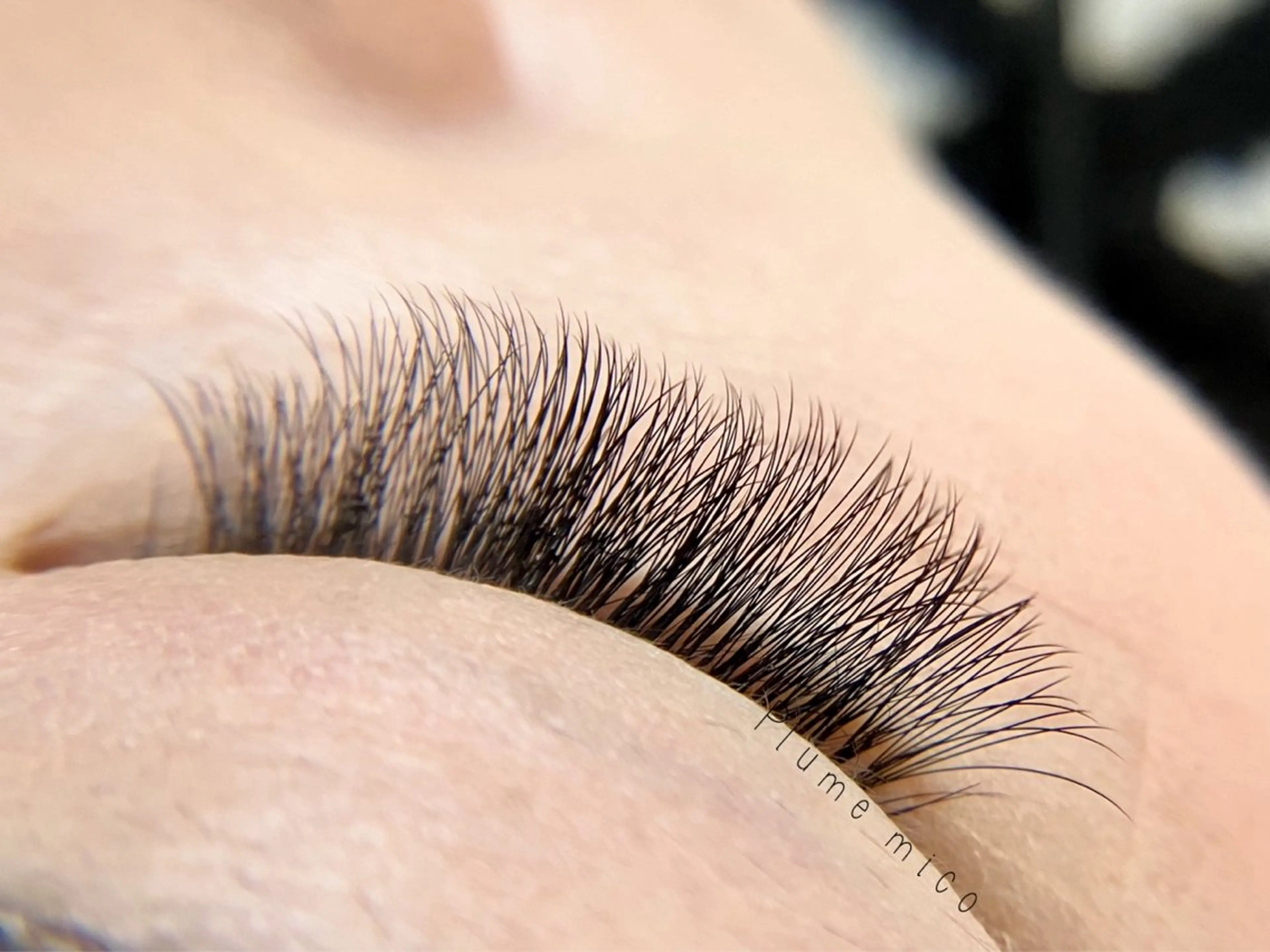 マツエク・マツパ Cカール マツエク Plume micoのマツエク・マツパデザイン