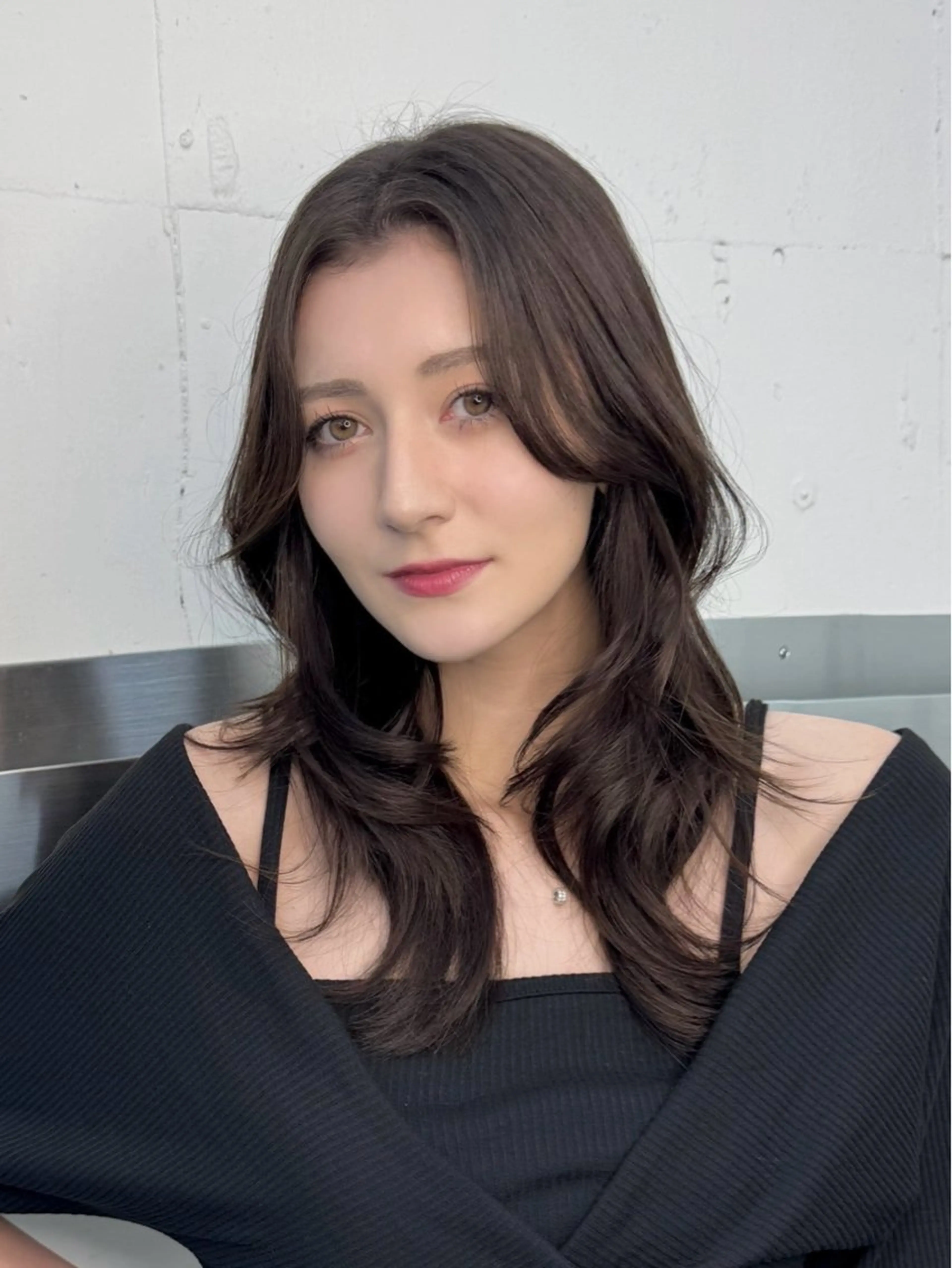 ミディアム カラー ヘアセット 🦋韓国系指名No1 店長/圓山 祐也🦋のヘアスタイル