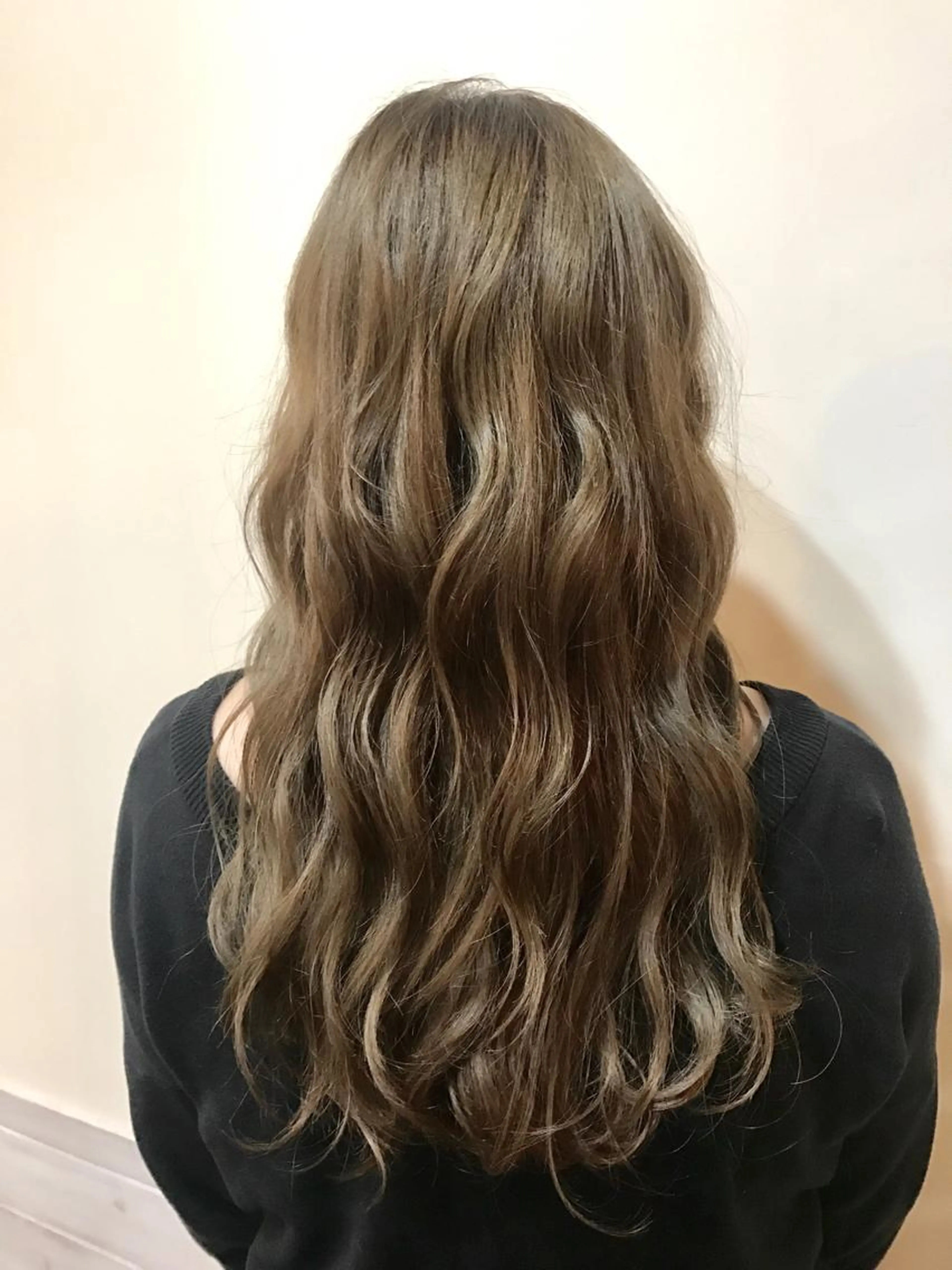 【ブリーチなし*ダブルカラー】ブリーチを使わない高彩度透明感カラーの写真