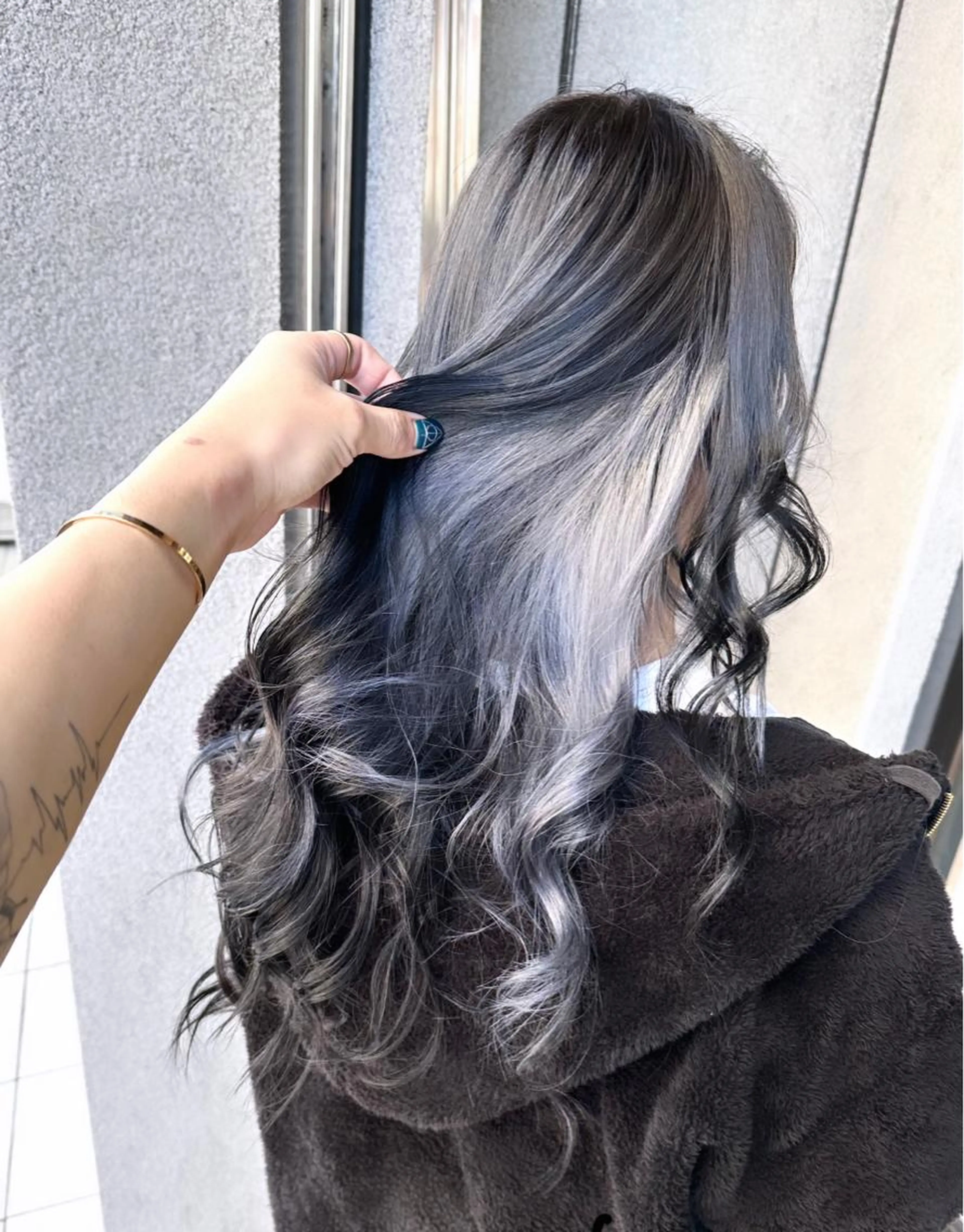 🌈インナーカラーやりたい人向け🌈インナーブリーチ➕インナーカラー✨ 【ブリーチ/エクステ/デザインカラー】暖色の写真