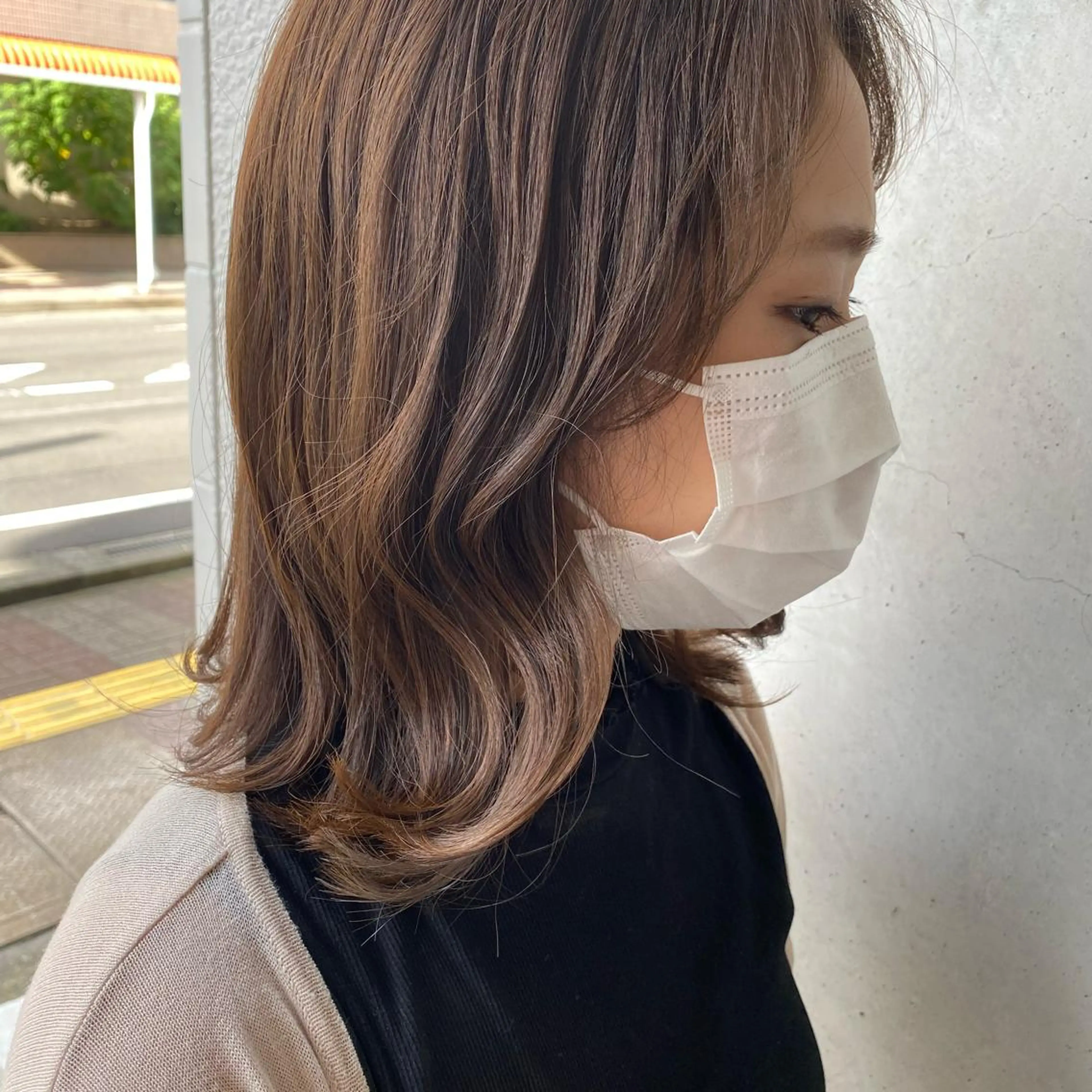 ミディアム カラー ヘアカラー annuy🪐 HINAのヘアスタイル