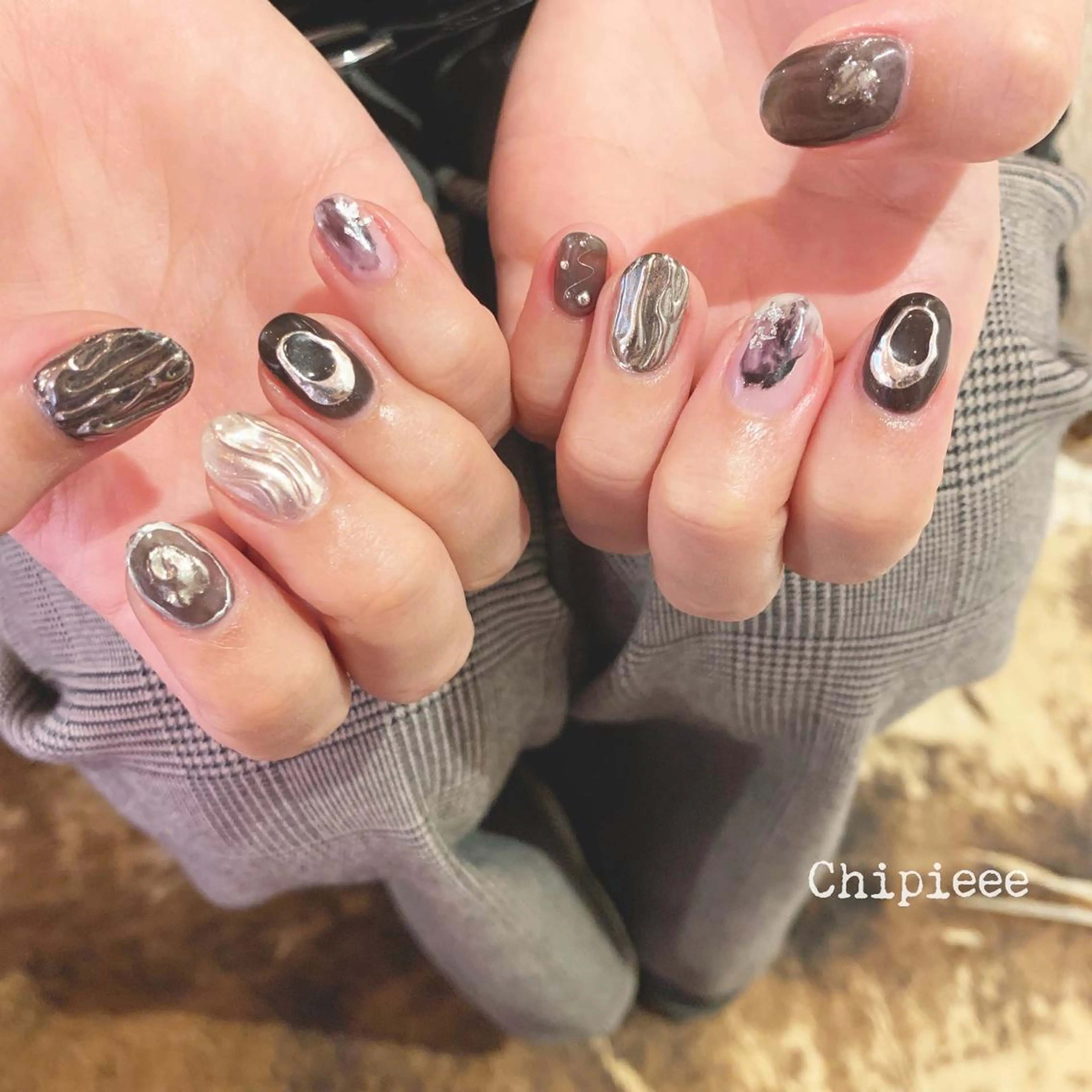 ネイル ハンドネイル revia所属・ERI Nailistのネイルデザイン