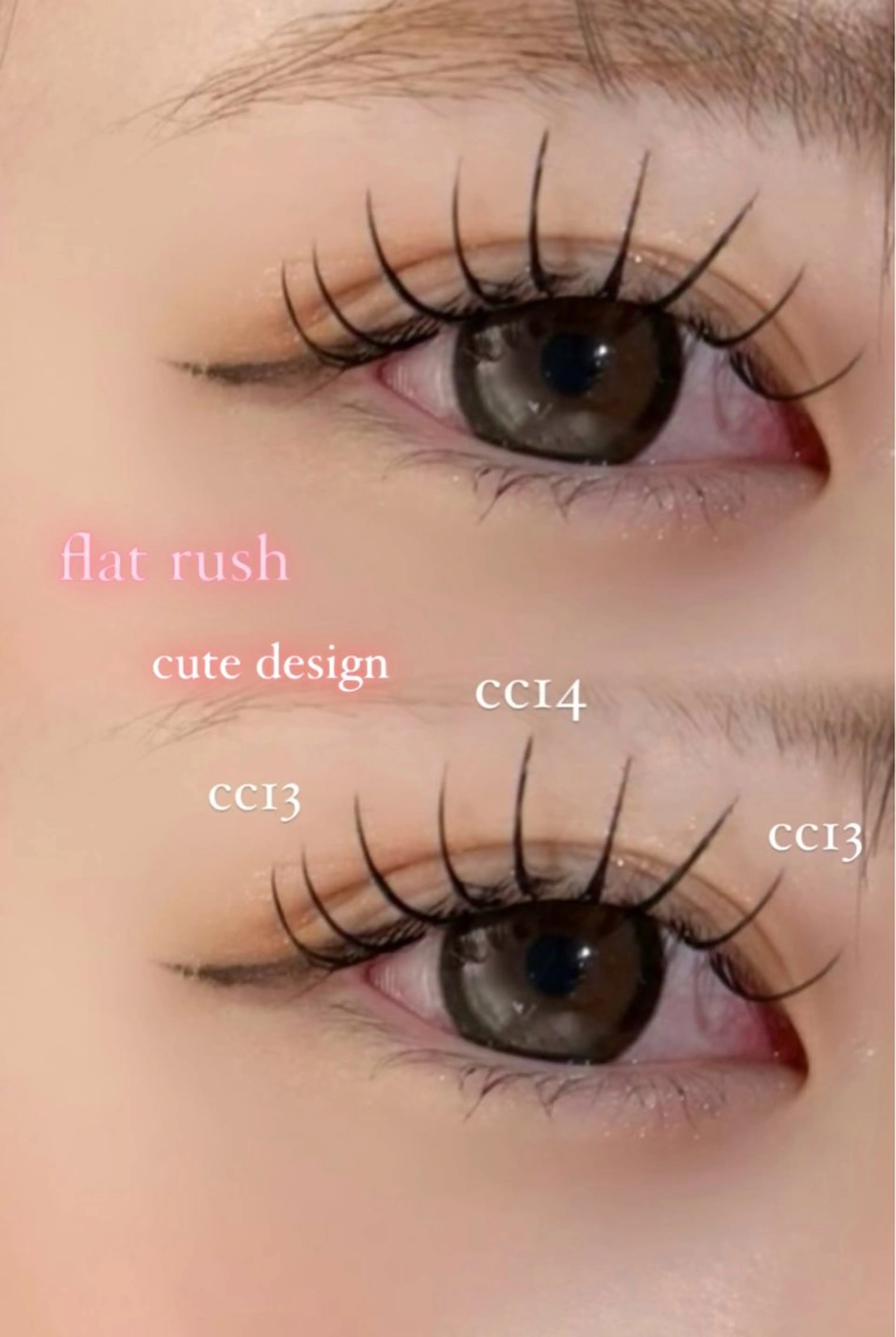 マツエク・マツパ キュート フラットラッシュ Due S 🎀Momokoのマツエク・マツパデザイン