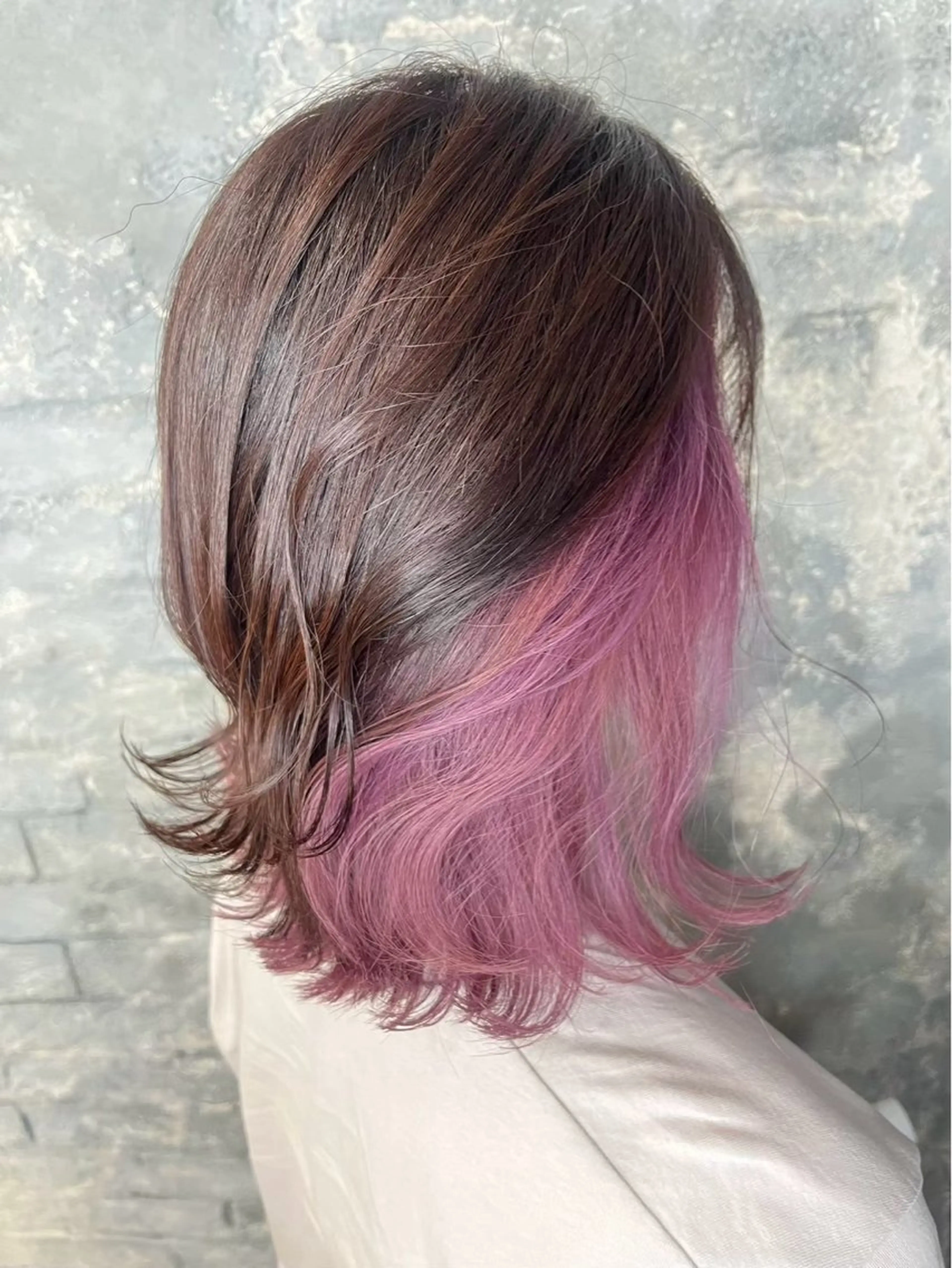 ミディアム カラー カラーモデル募集 ☘️もえな☘️のヘアスタイル