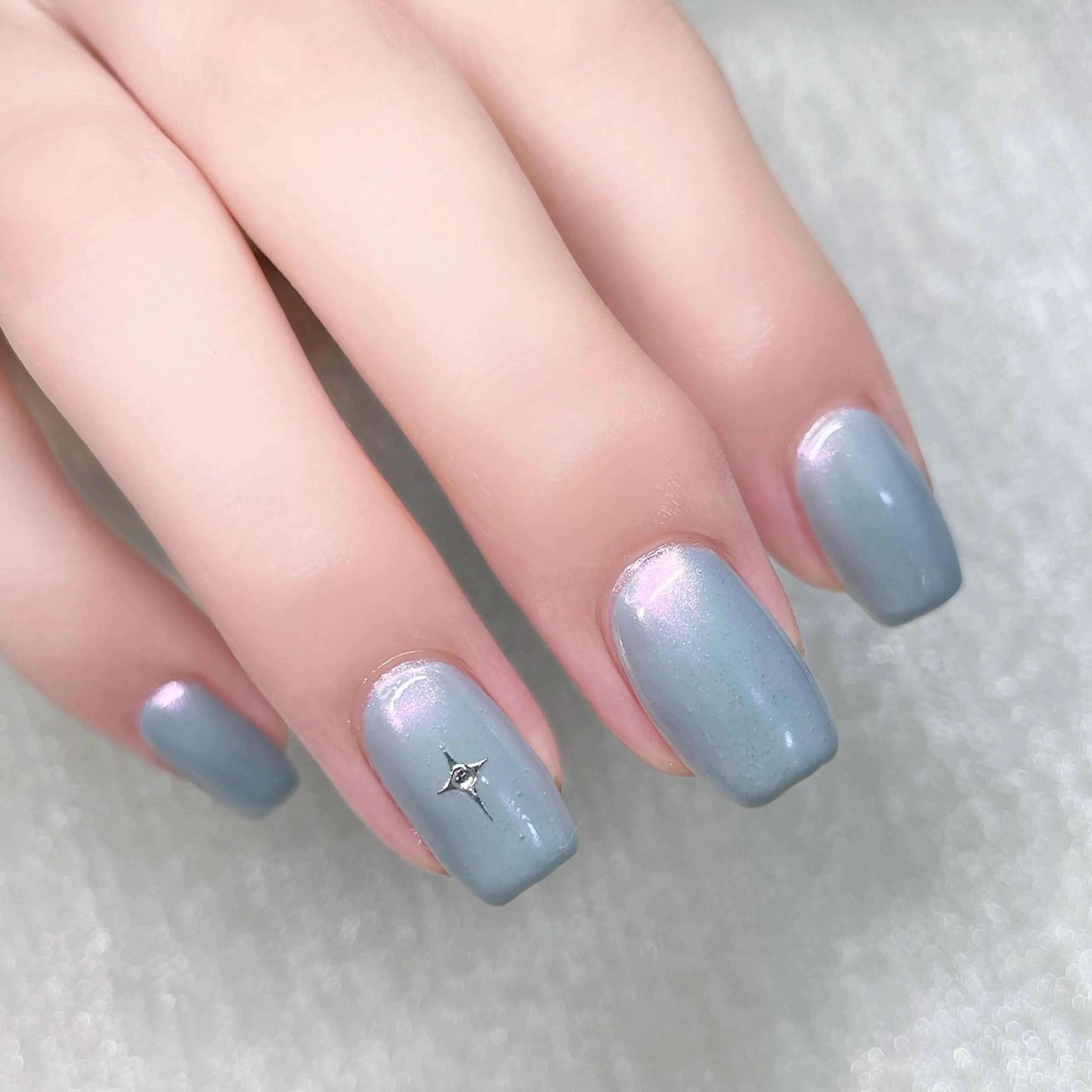 ネイル 長さ出し ストーンネイル ハンドネイル Nailist SUZU所属・Nailist suzuのネイルデザイン