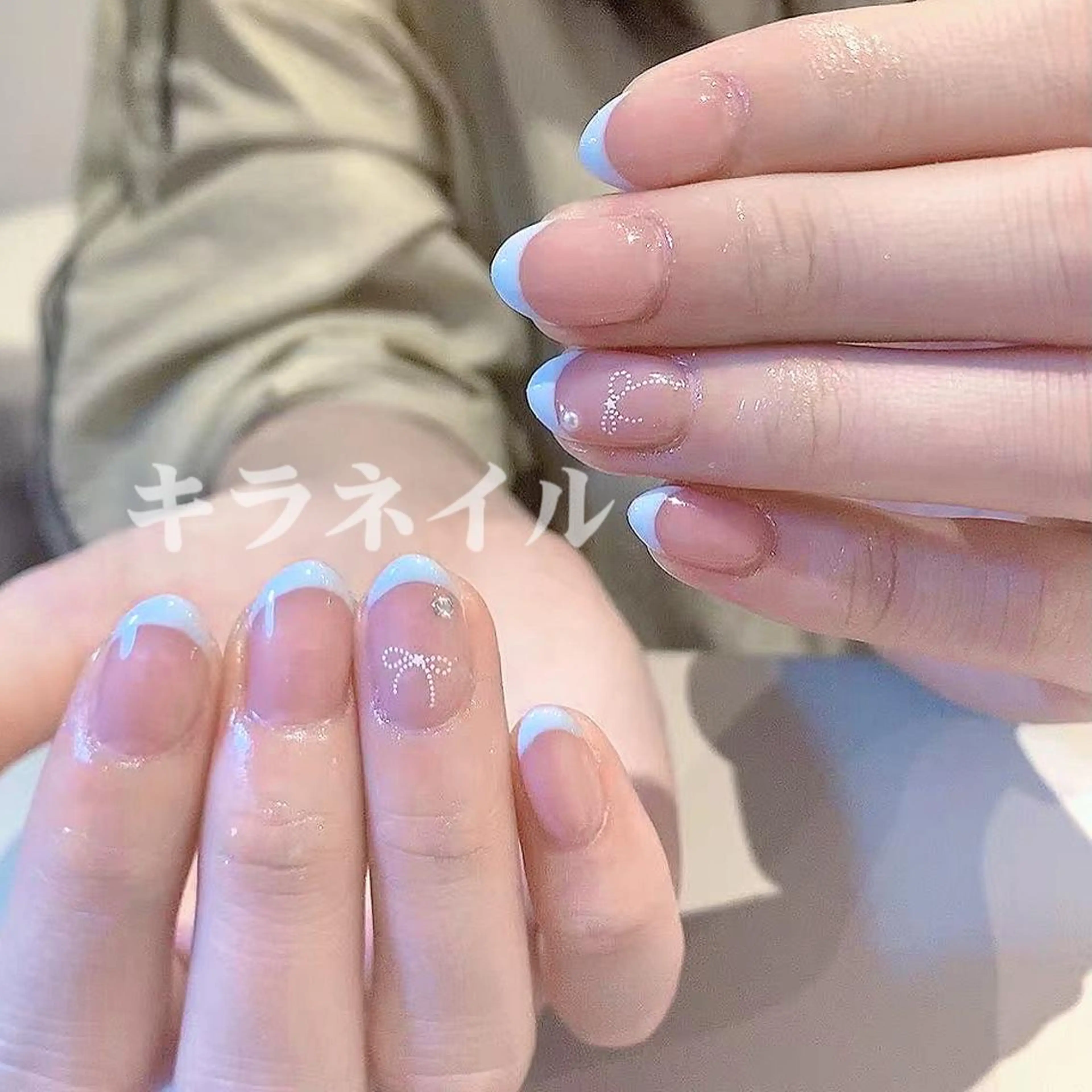 ネイル 🎀KIRA ワンホンネイル✨のネイルデザイン
