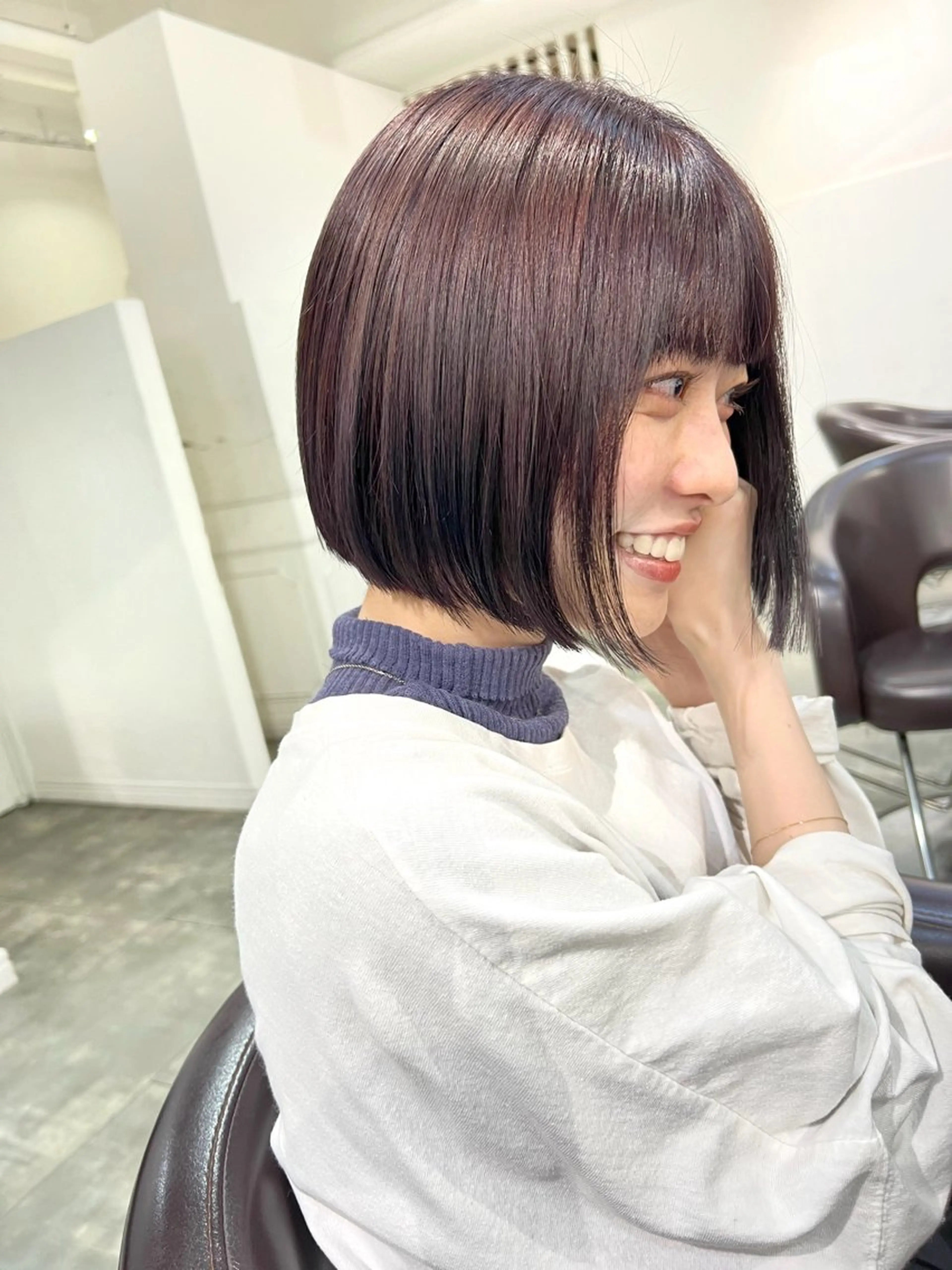 ショート カラー ブリーチ ケアブリーチ ケアカラー 透明感カラー ダブルカラー カット ヘアカラー トリートメント ｉｌｉ 大阪のヘアスタイル