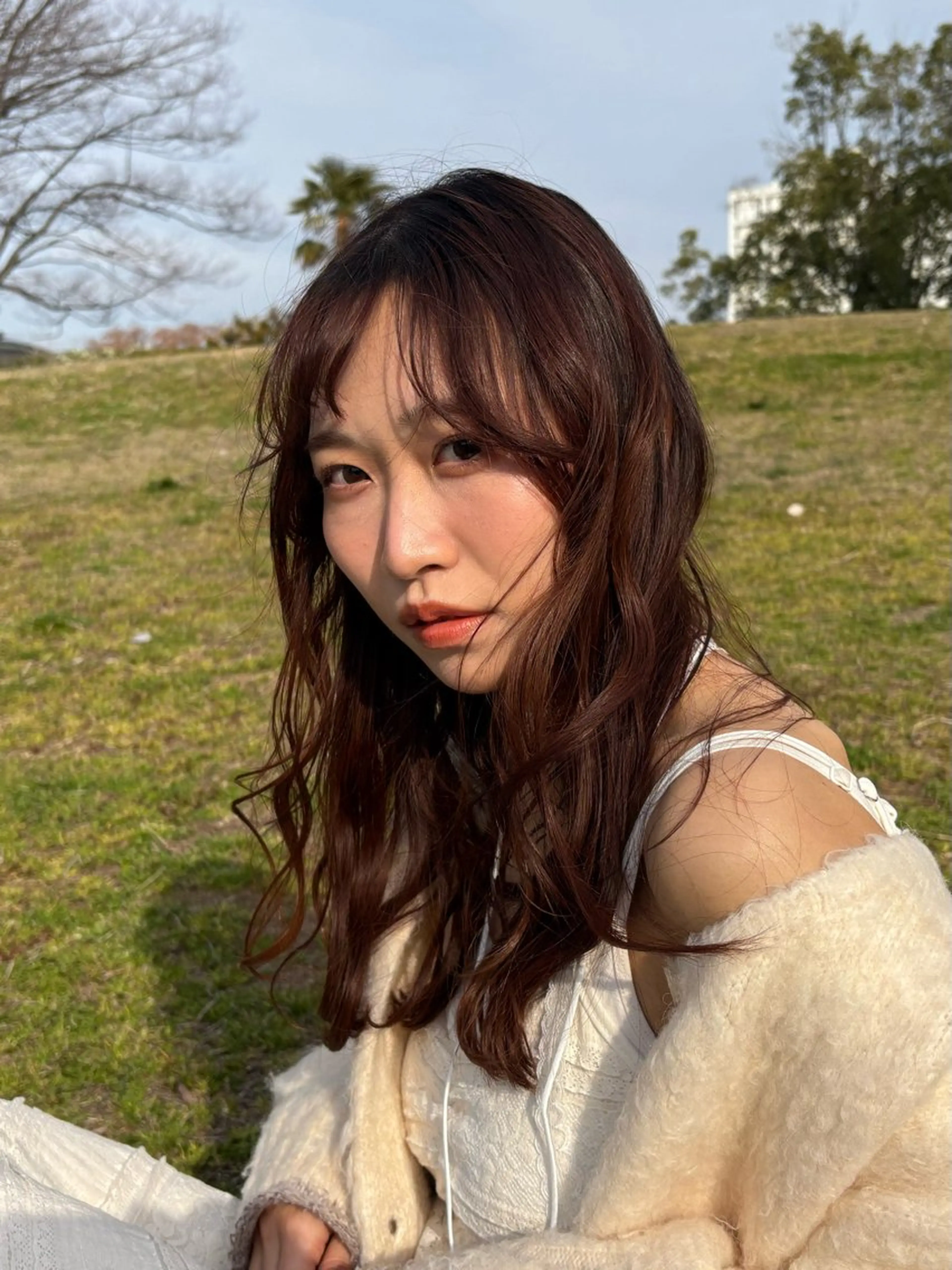 ロング カット ヘアカラー トリートメント newi広島 / Yuukaのヘアスタイル