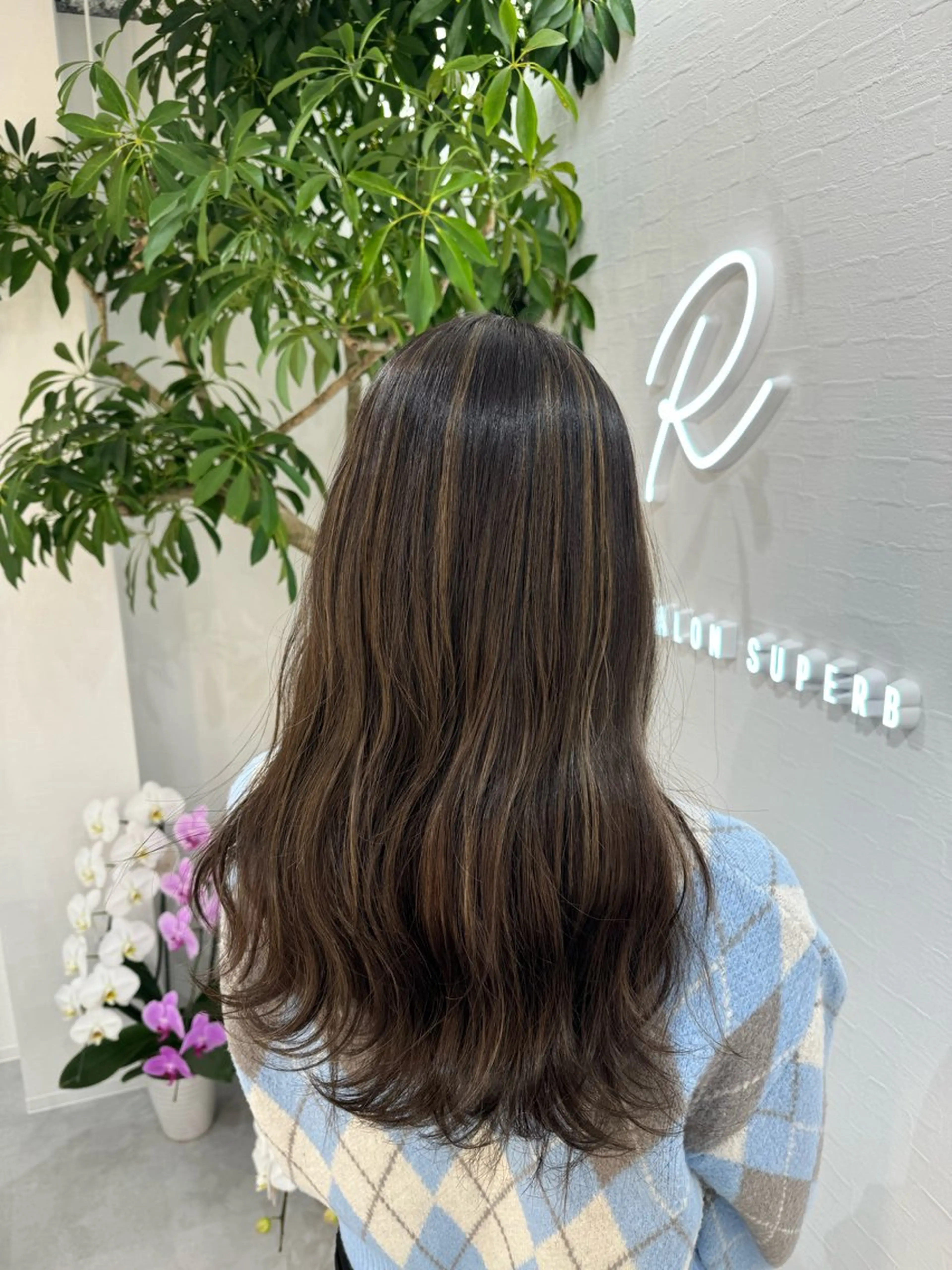 ロング ヘアカラー 山下 光太郎のヘアスタイル