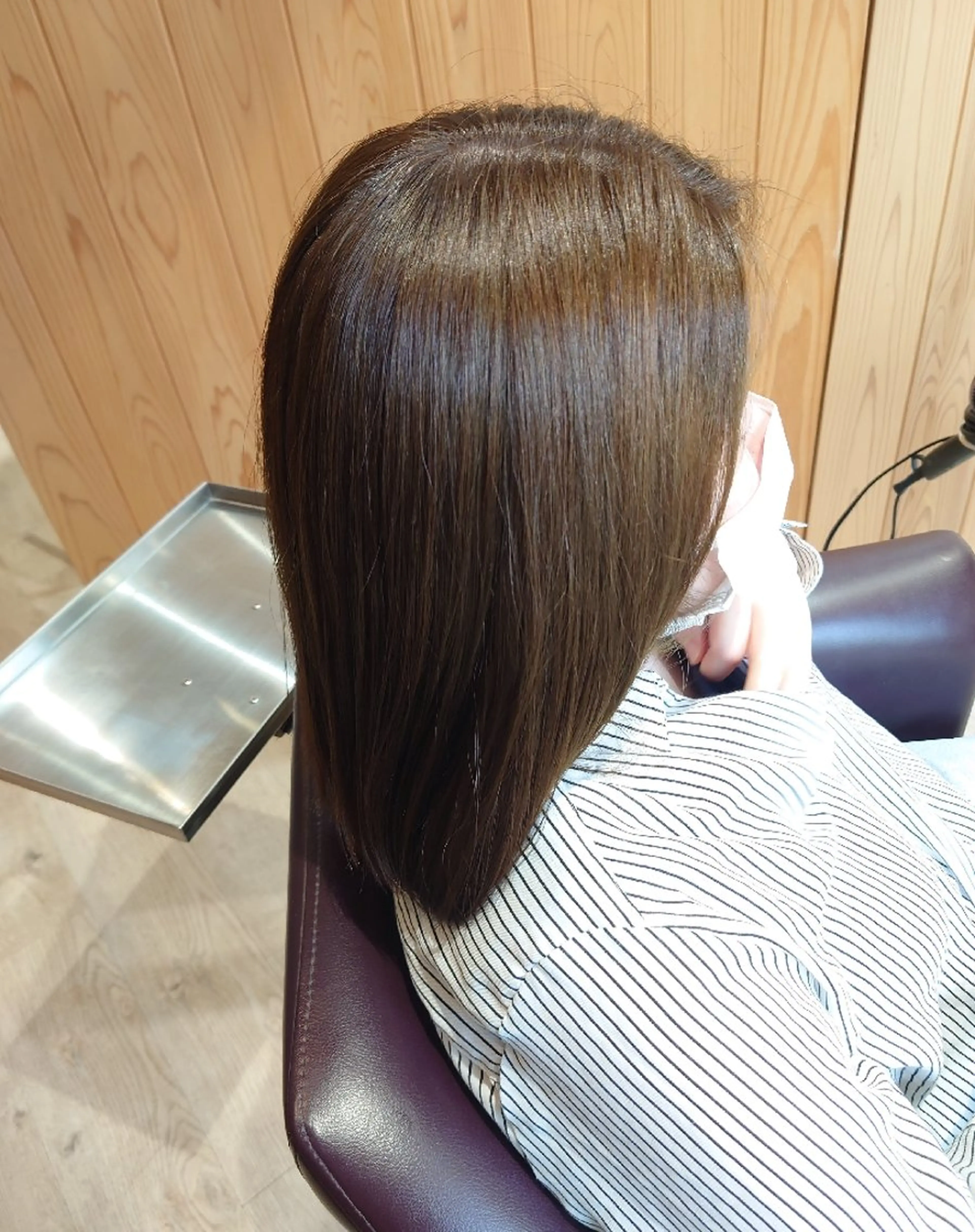 カラー ブラウンカラー ヘアカラー トリートメント 藤田 和花のヘアスタイル